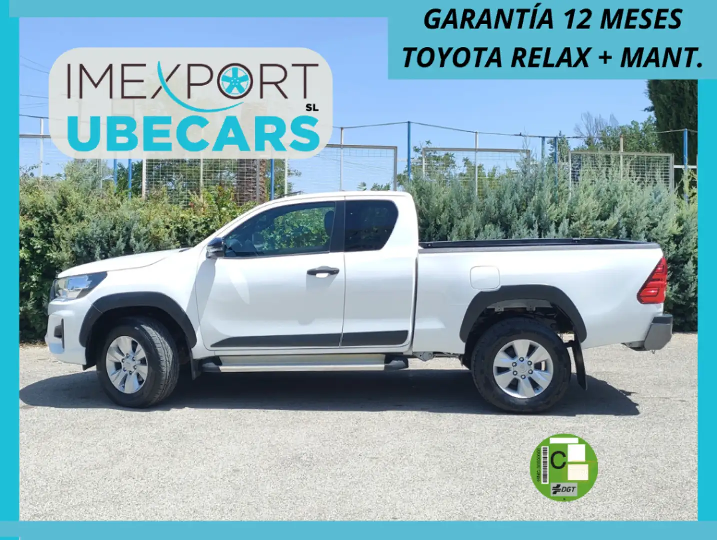 Toyota Hilux Cabina Extra GX Weiß - 1