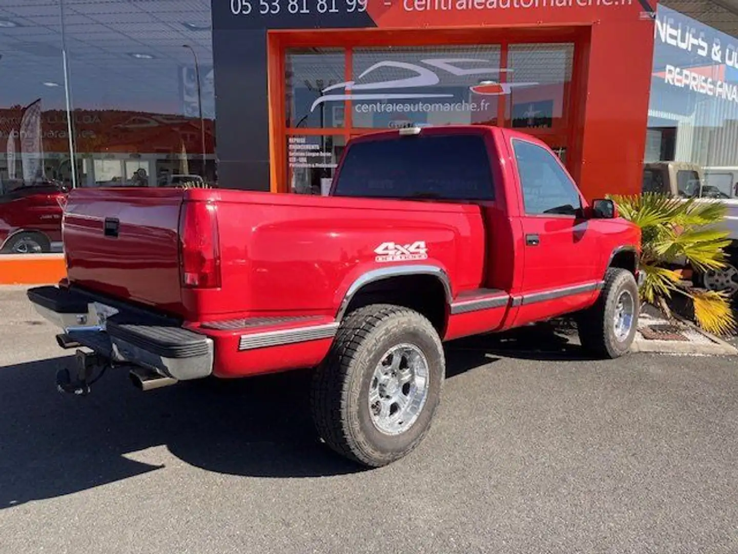 GMC Sierra 4x4 350ci V8 ROUGE 1989 Rouge - 2