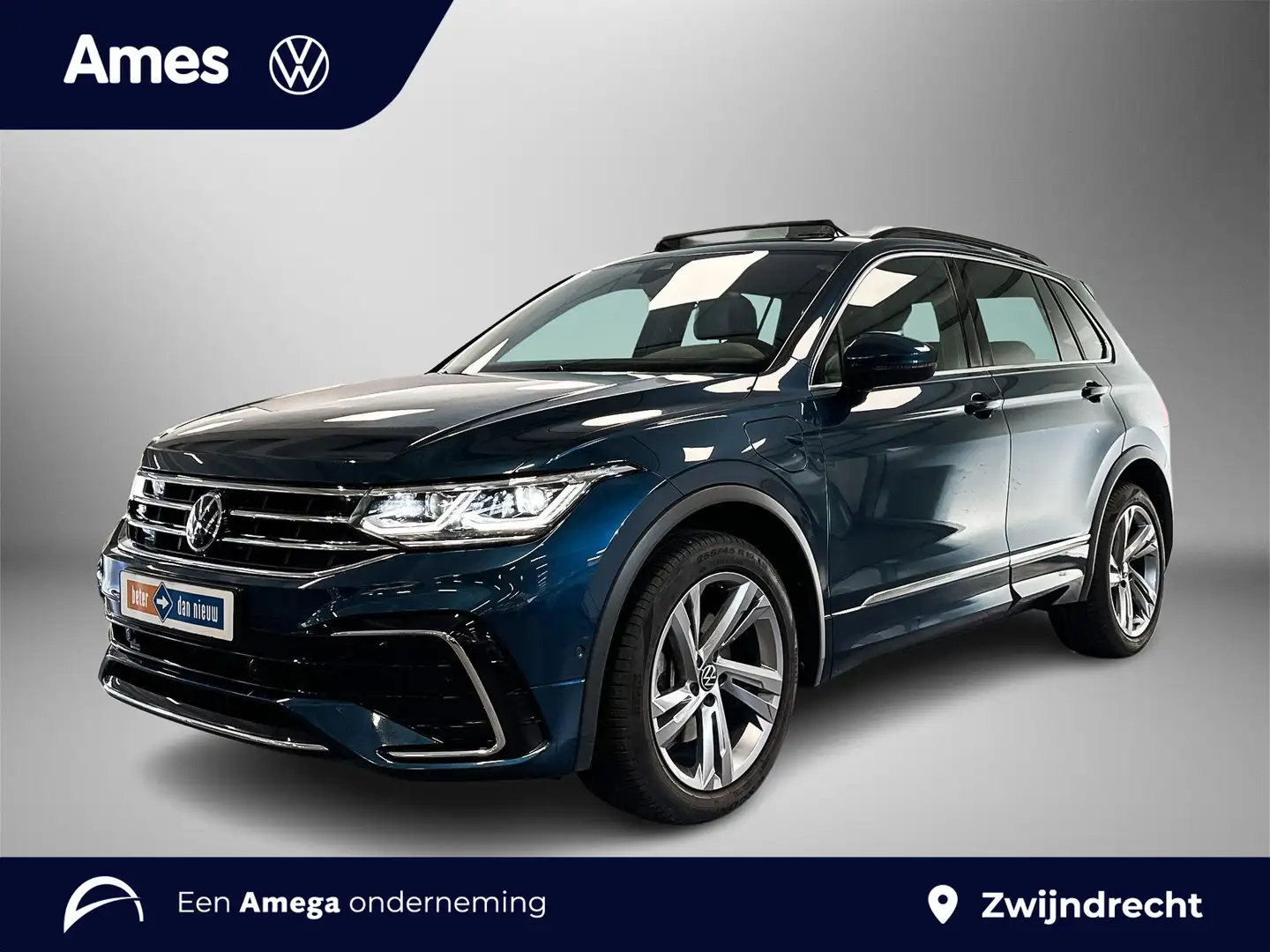Volkswagen Tiguan 1.4 245pk TSI eHybrid R-Line Business+ Verwarmbaar Blau - 1