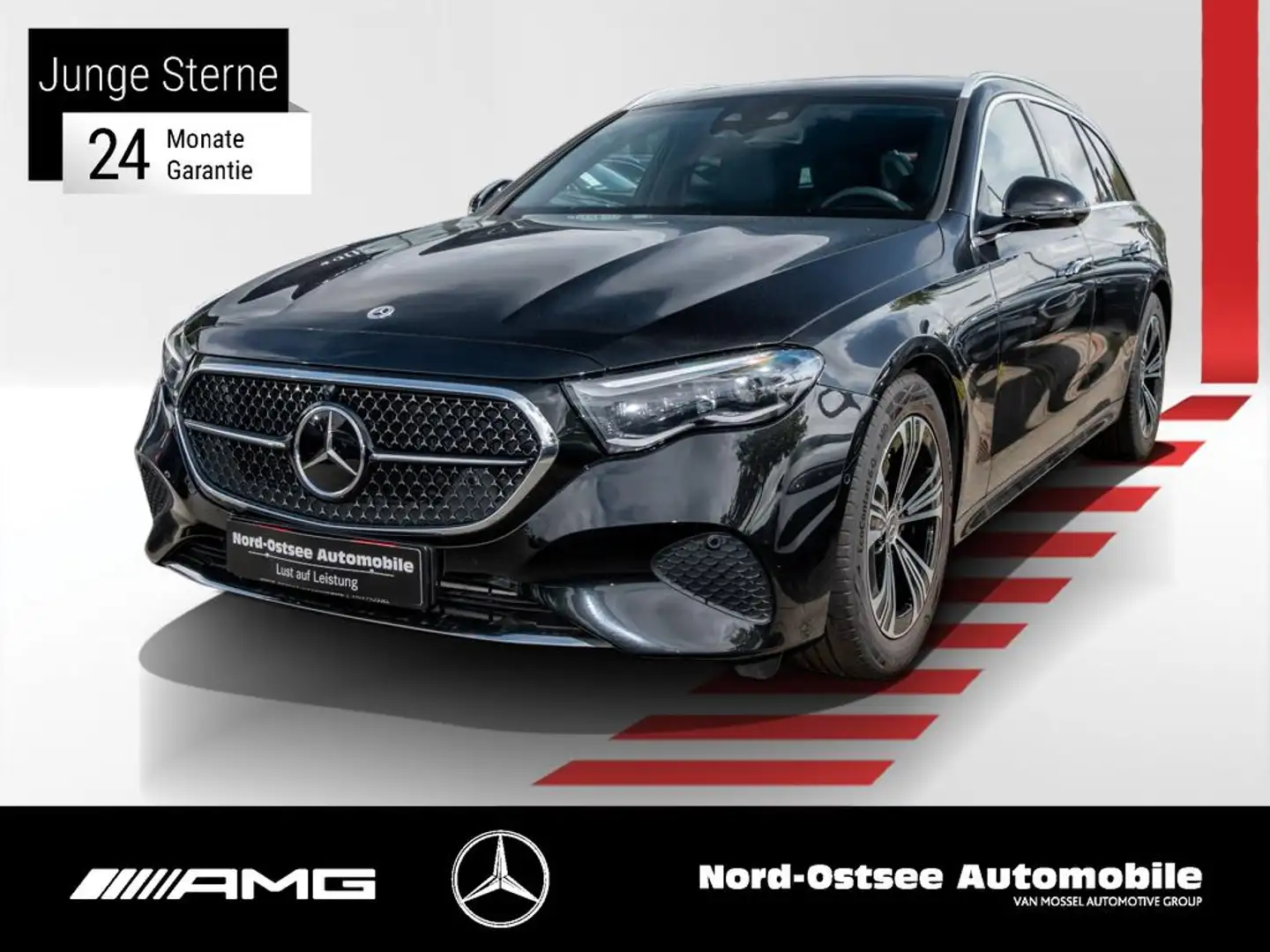 Mercedes-Benz E 220 d AVANTGARDE ADV DISTRO 360° KEYLESS DIGIT Schwarz - 1
