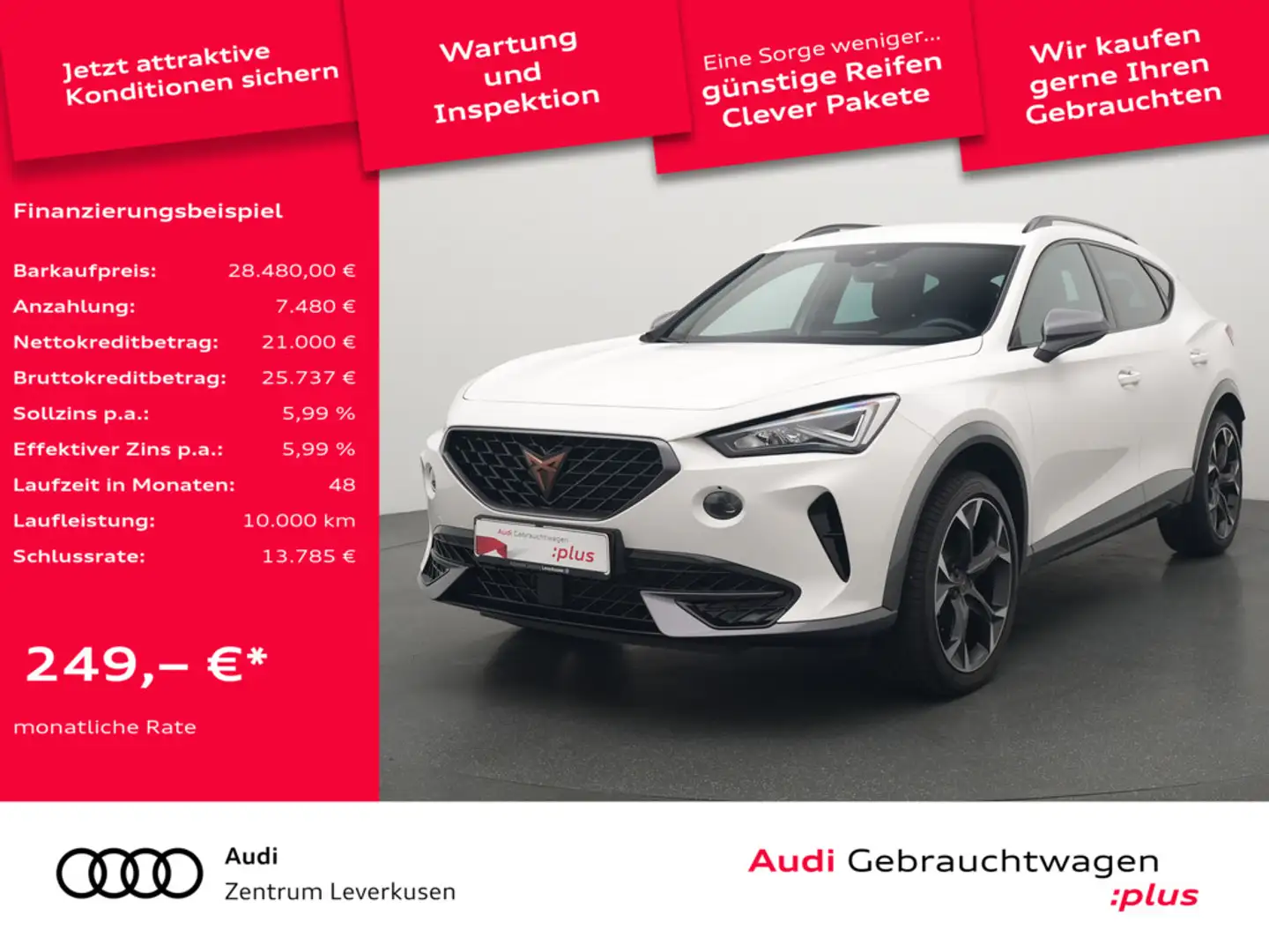 CUPRA Formentor DSG LED VIRT KAM SHZ PDC PORT NAVI Schwarz - 1