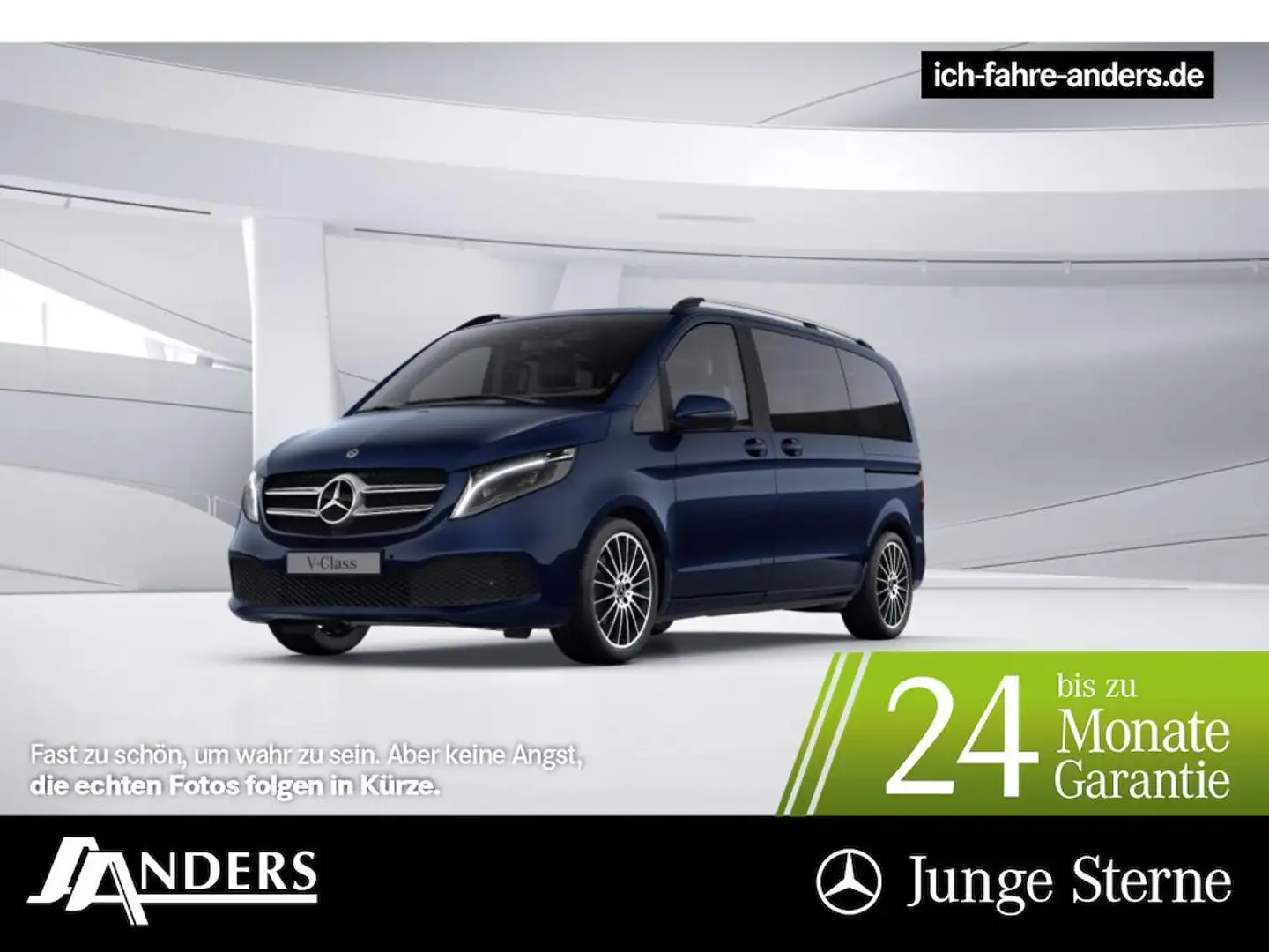 Mercedes-Benz V 300 Kompakt MBUX*LED*AUT*Distronic*5-Sitze Blau - 1