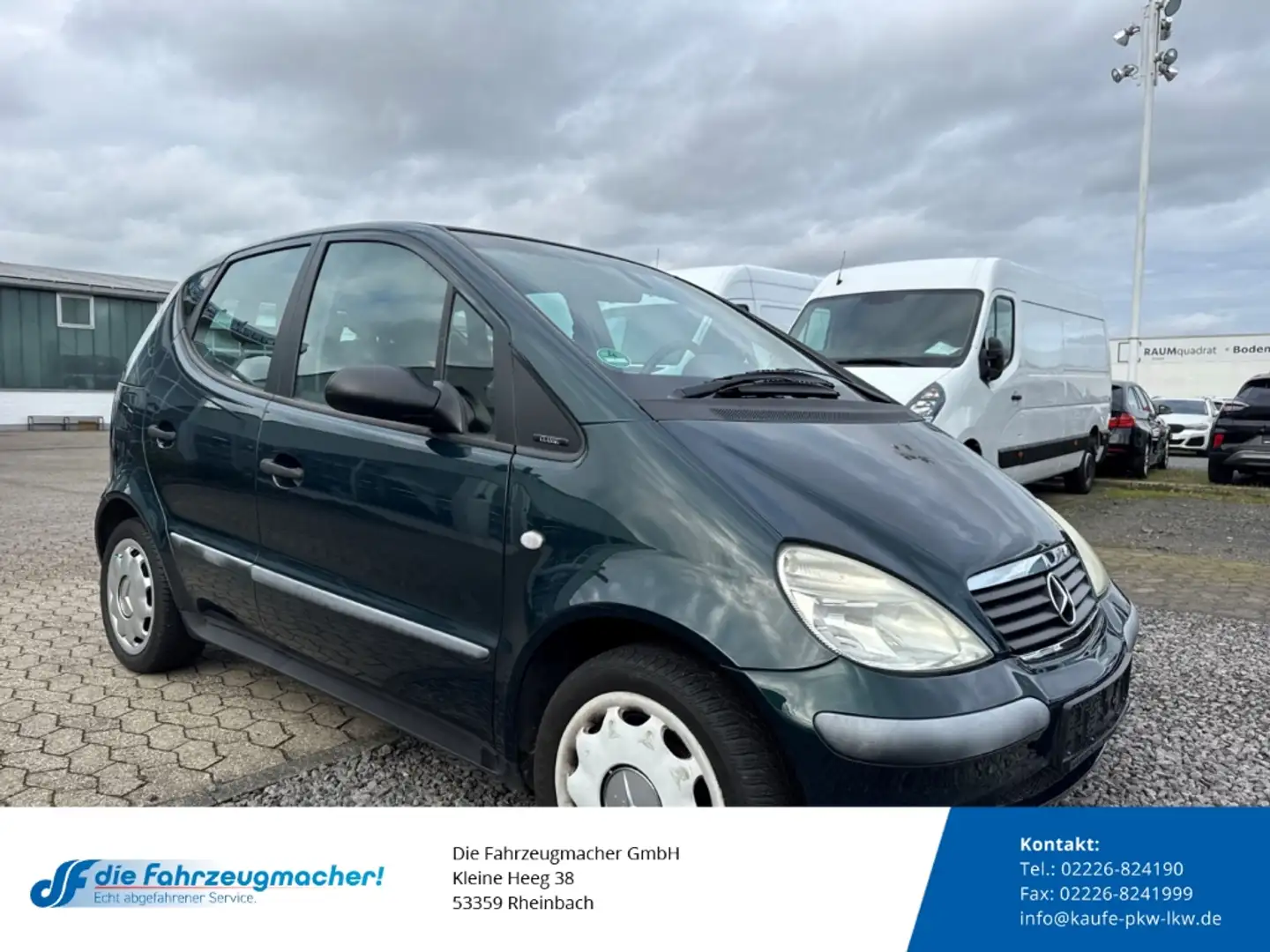 Mercedes-Benz A 140 Regensensor Klima *EXPORT el.SP Spieg. Grün - 1