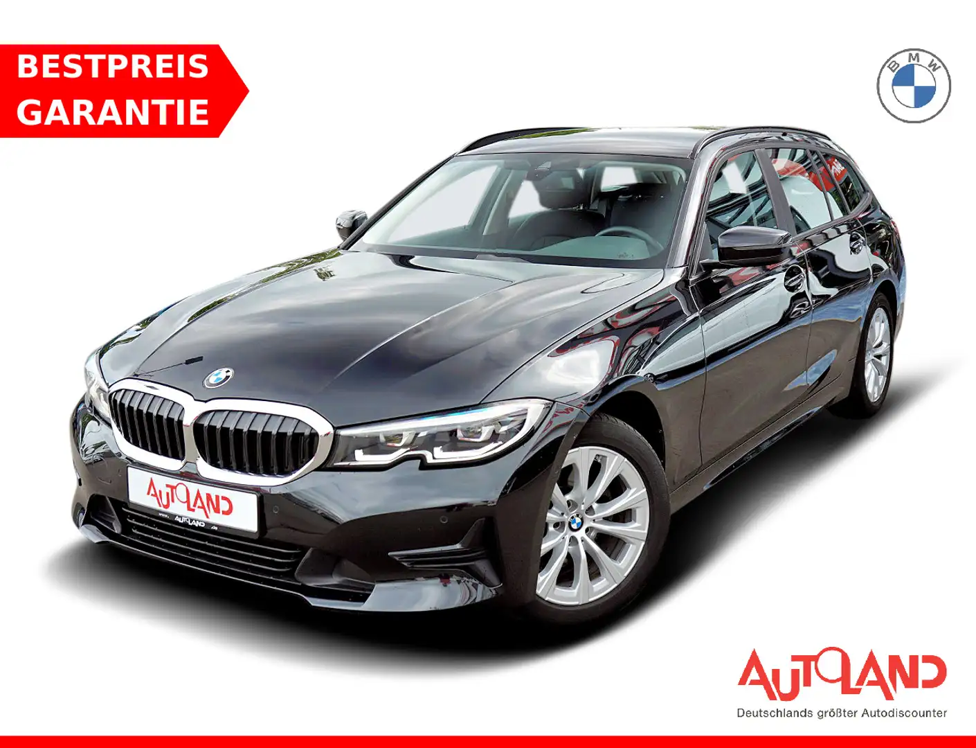 BMW 320 320dA Touring xDrive Advantage LED Navi Kamera Negro - 1