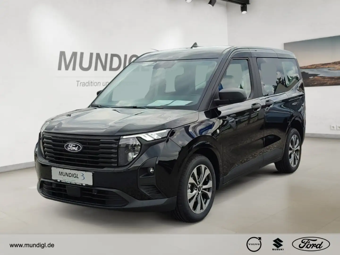 Ford Tourneo Courier Trend 5-Sitze Autom RFK Klimaaut SHZ FSH LRH LED P Noir - 1