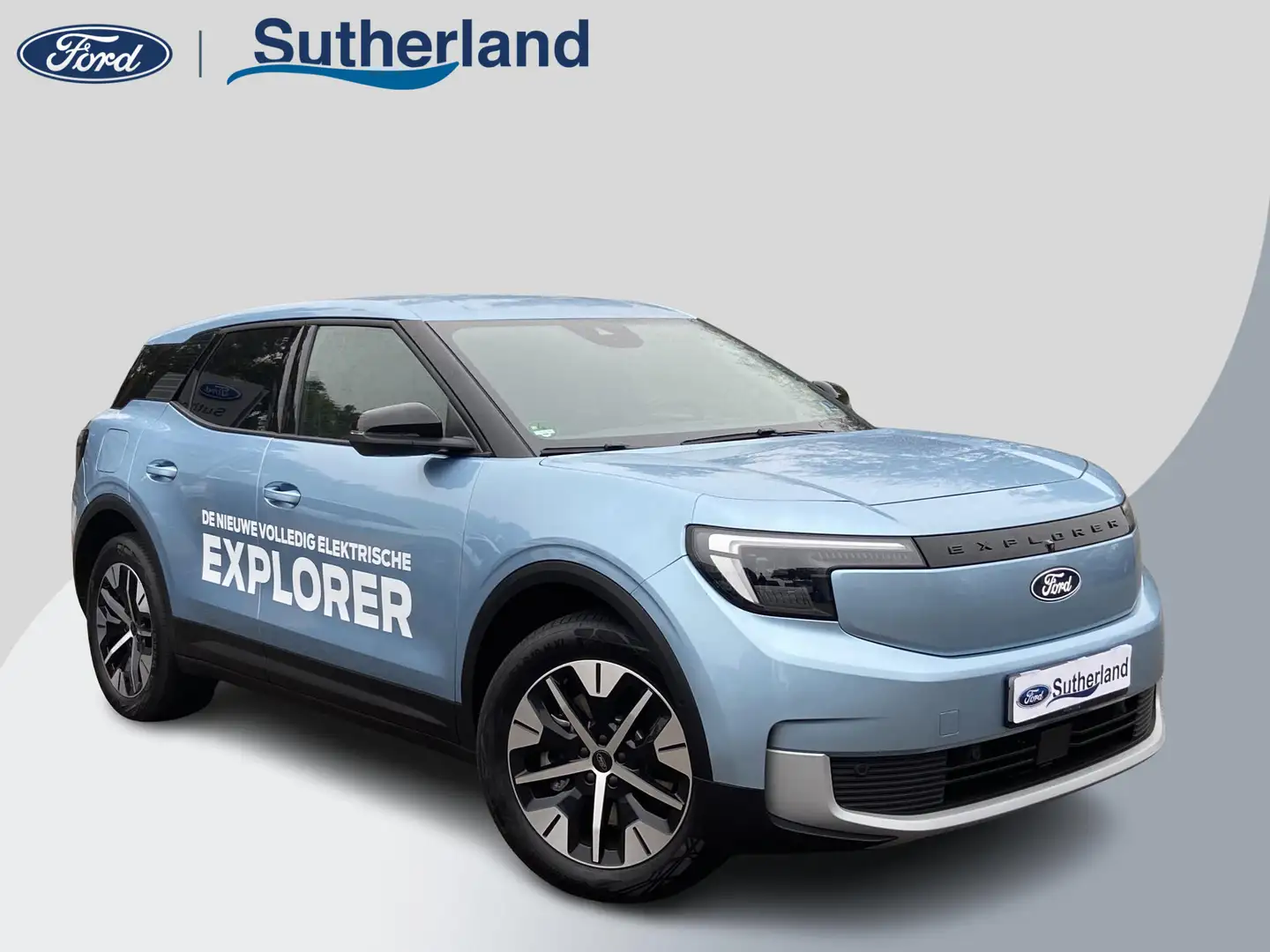 Ford Explorer Style Standard Range RWD 52 kWh 170pk  Artic Blue Blauw - 1
