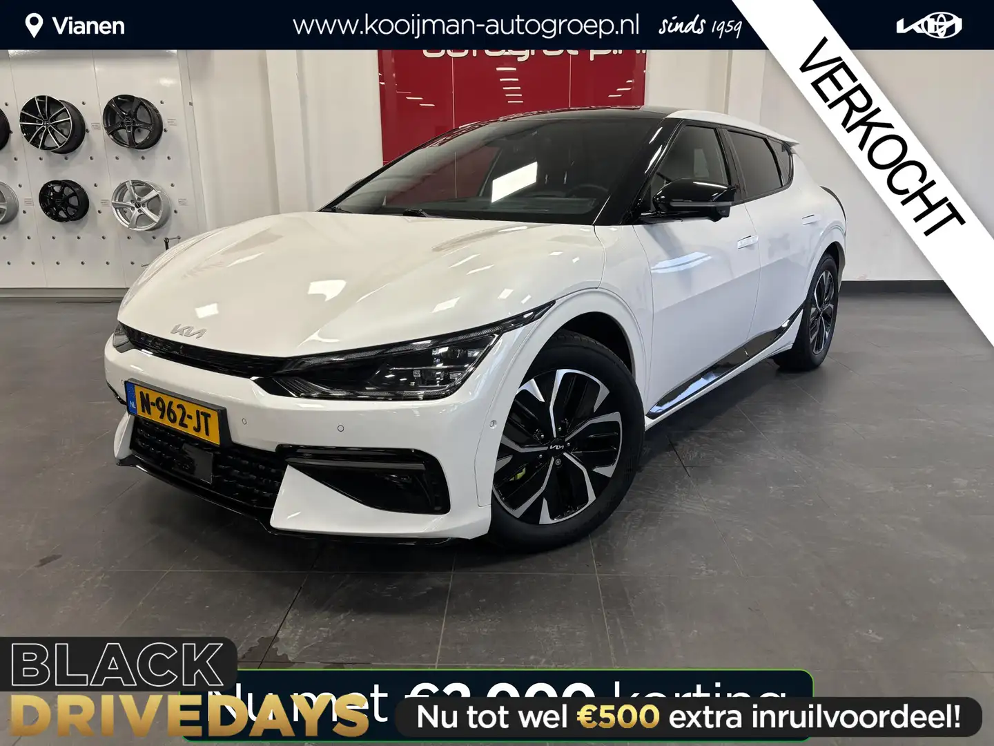 Kia EV6 GT-Line 77.4 kWh Blanc - 1