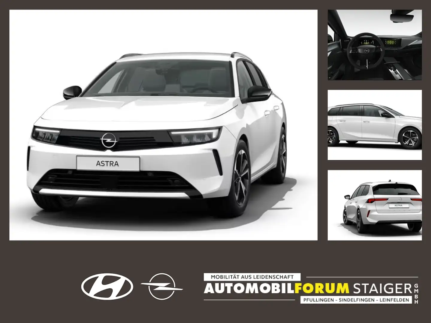 Opel Astra Sports Tourer Edition 1.2 Turbo Weiß - 1