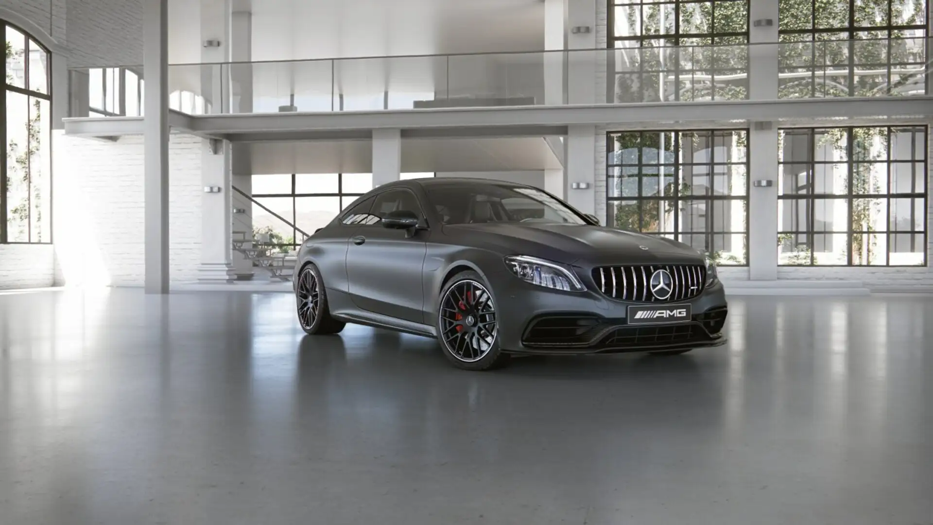Mercedes-Benz C 63 AMG C 63 S AMG AERO+PERF-SITZ+DRIVER+DISTR+PANO+BURM Gris - 2