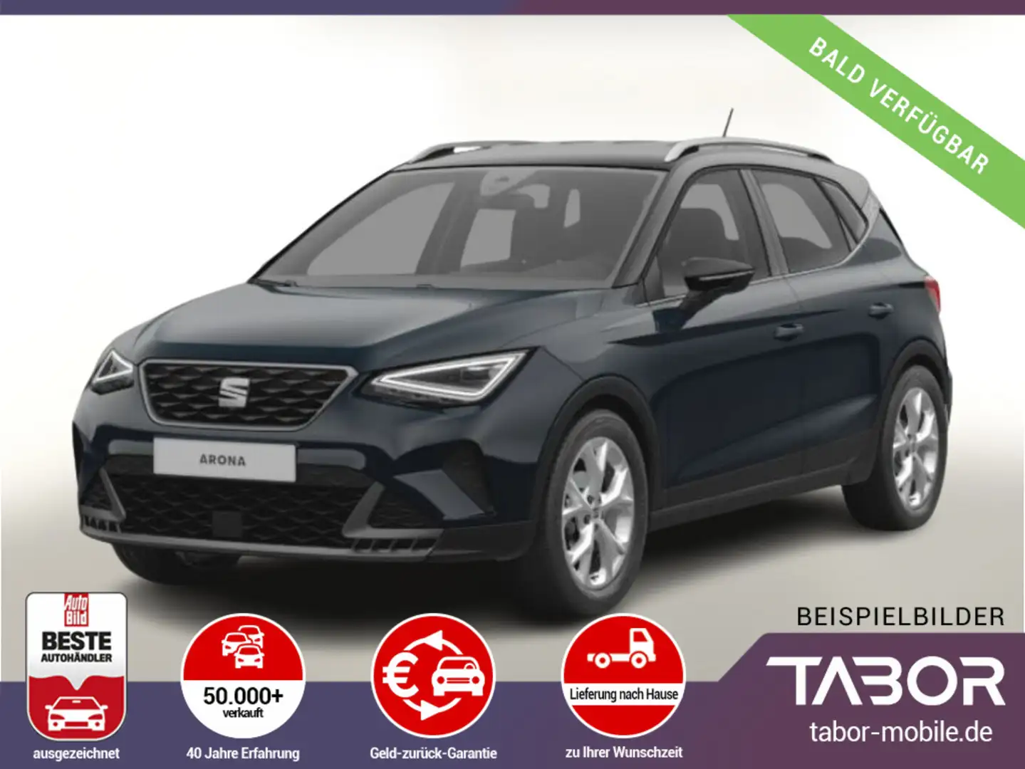 SEAT Arona 1.0 TSI 116 DSG FR VollLED SHZ FahrAssXL Azul - 1