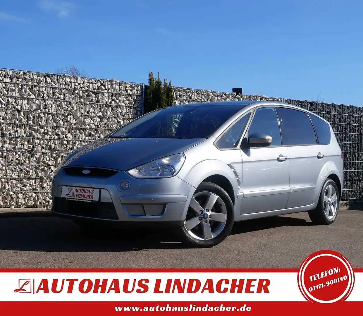 Ford S-Max 2.0 Titanium +Navi +PDC +AHK Argent - 1