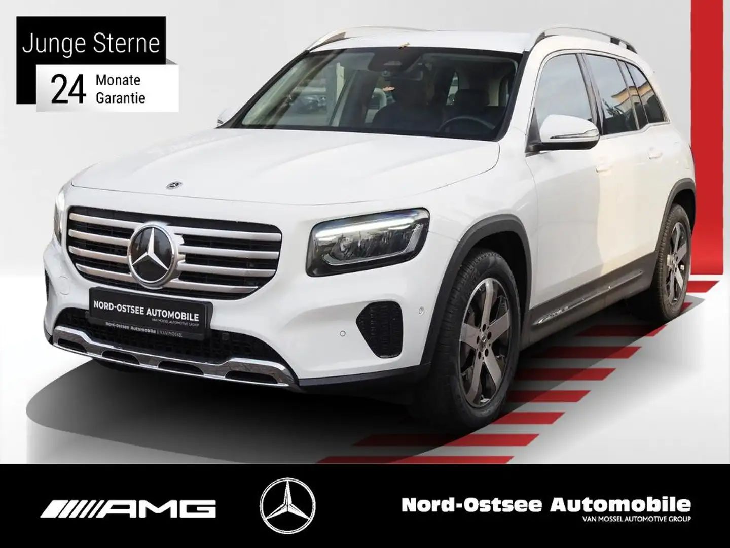 Mercedes-Benz GLB 180 Progressive ADV. LED Kamera SHZ Spurass. Weiß - 1