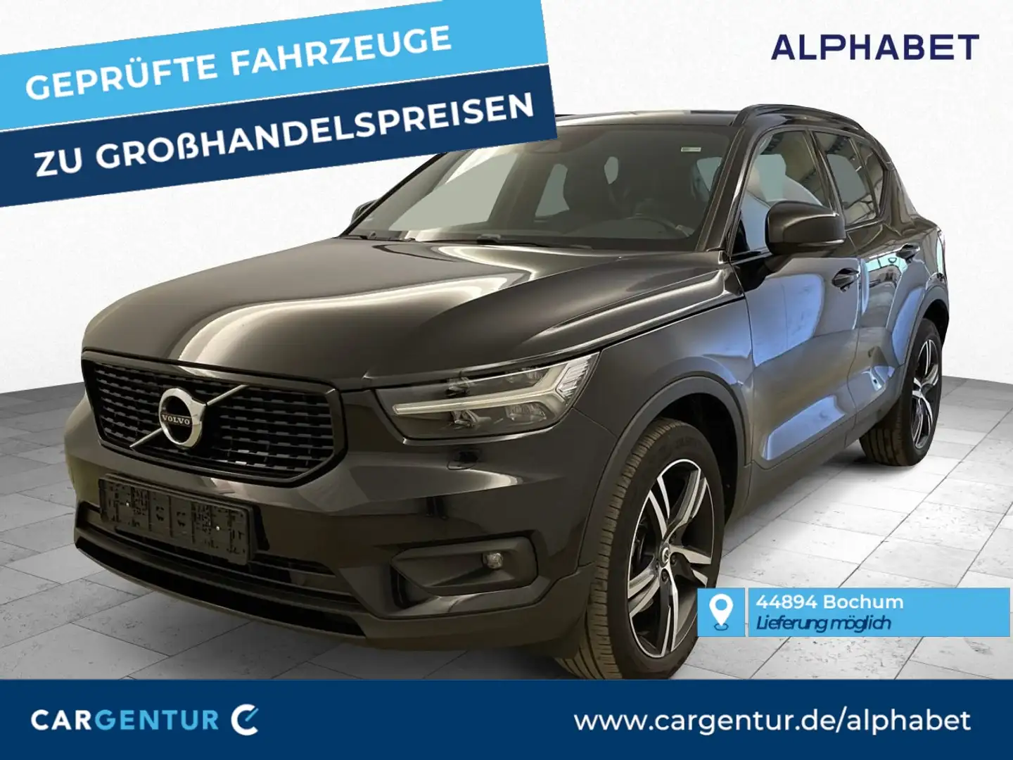 Volvo XC40 XC 40 T4 2WD R-Design Lane El.Heckkl. Navi RKam LE Fekete - 1