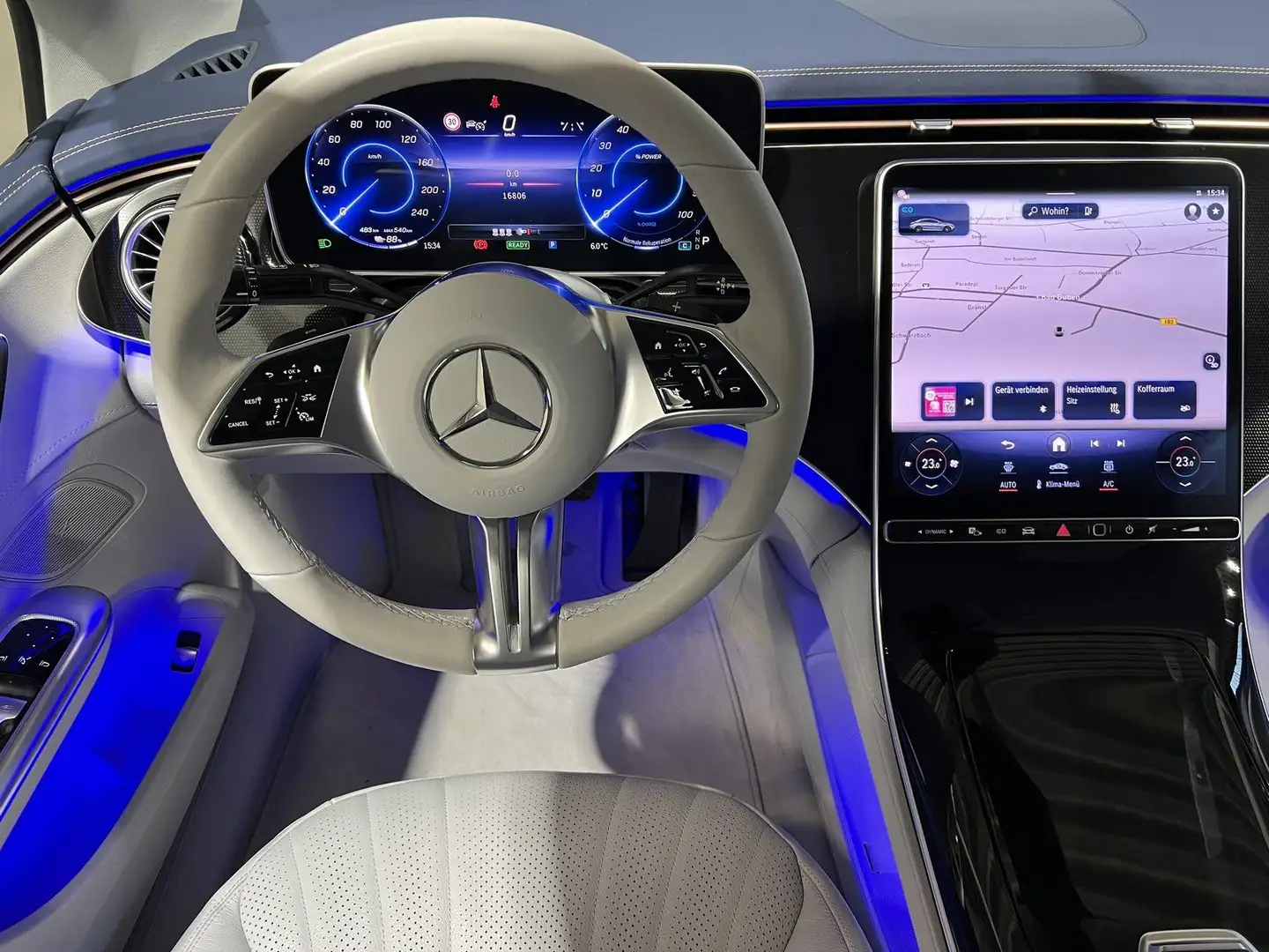 Mercedes-Benz EQE 300 AMG/EA Advanced Plus 22KW+Service+Leder! Schwarz - 2