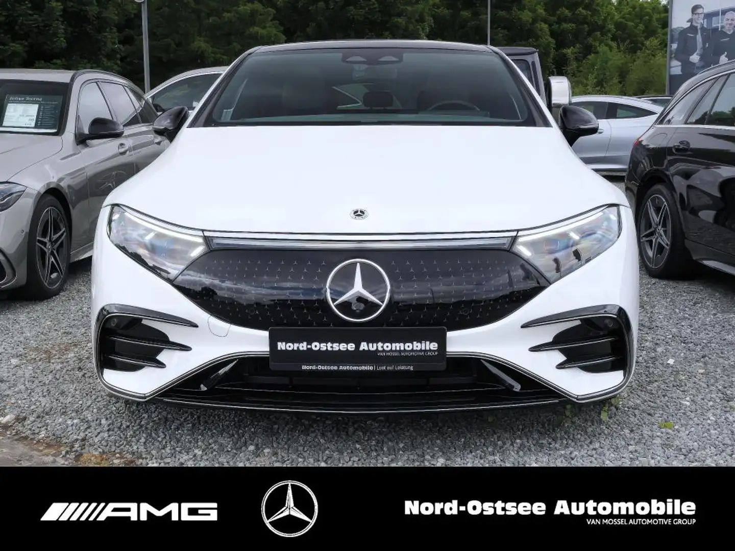 Mercedes-Benz EQS 350 AMG NIGHT PANO 360° HUD BURMESTER MEMORY Blanco - 2