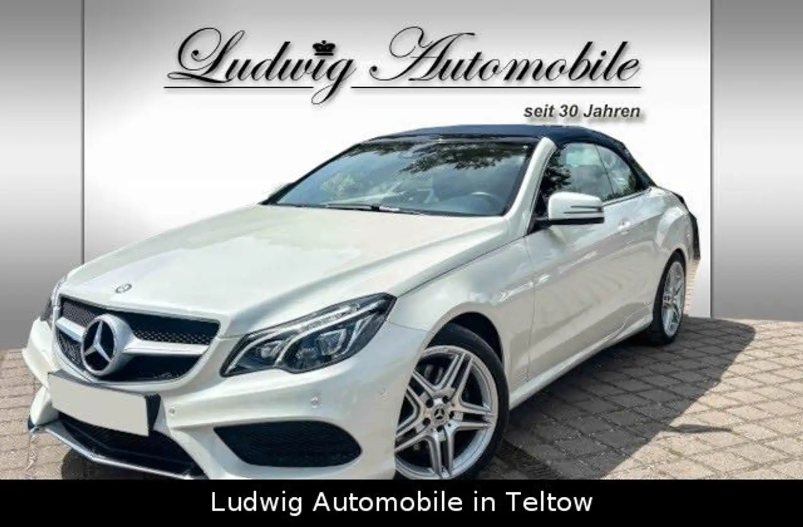 Mercedes-Benz E 250 Cabrio  AMG Line*Leder & Dach blau Blanc - 1