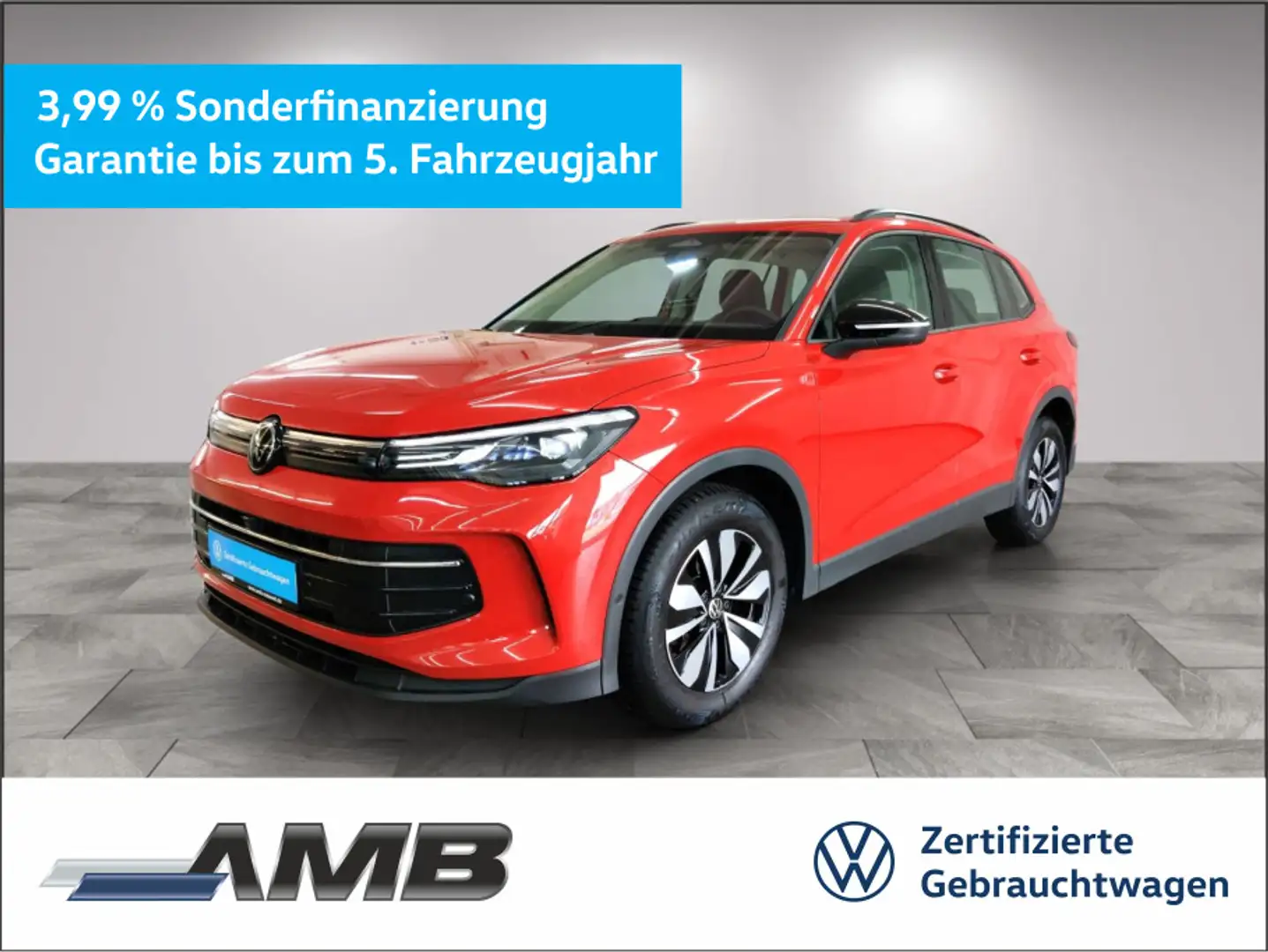 Volkswagen Tiguan Goal 1.5 eTSI neuesMod/AHK/Standhz/12.29G Rot - 1