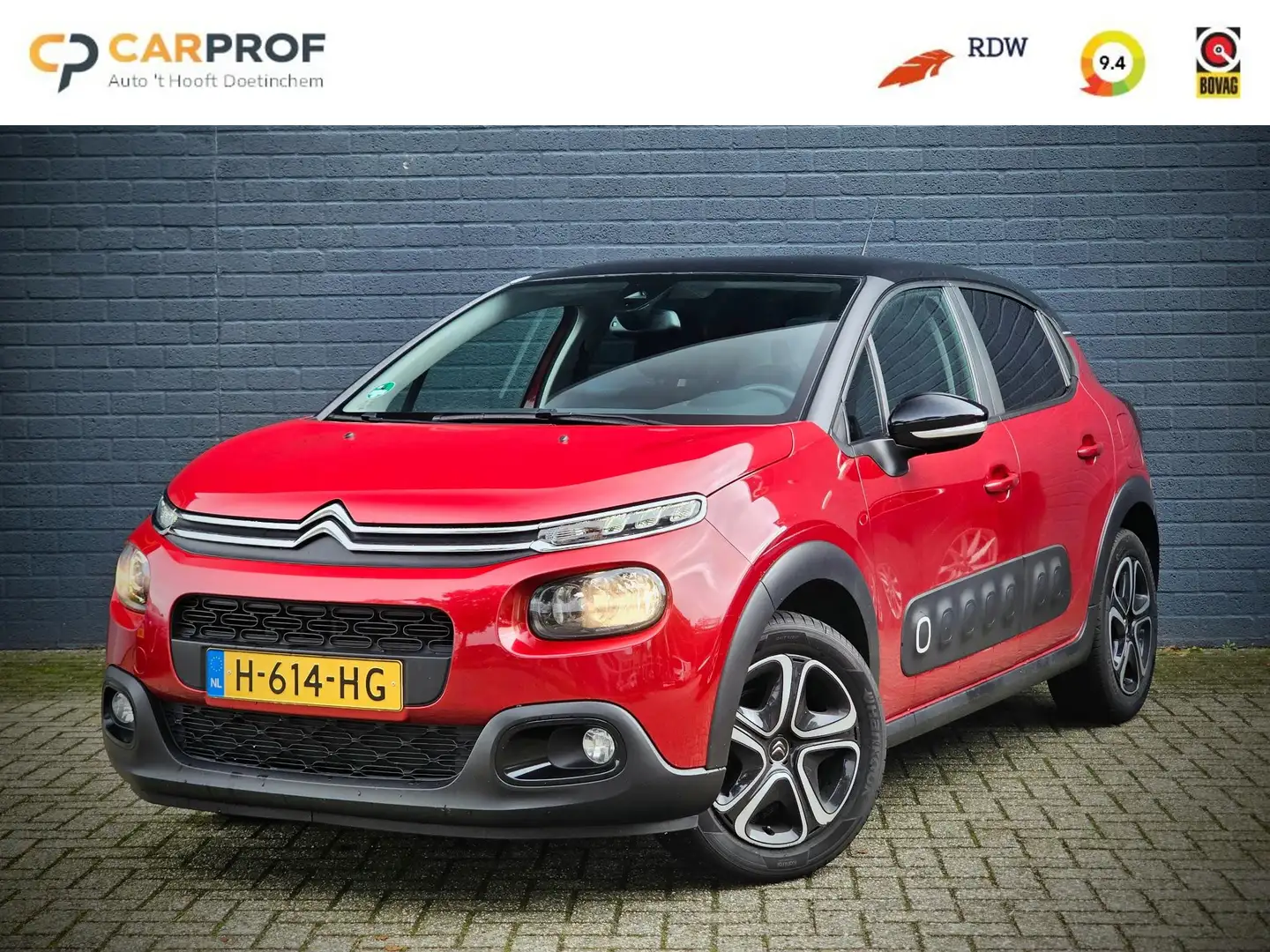 Citroen C3 1.2 PureTech S&S Feel Edition / CARPLAY / CRUISE / Rot - 1