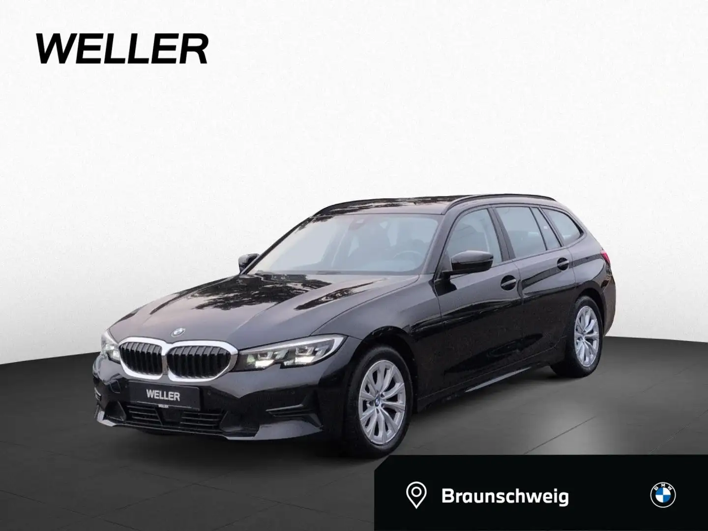 BMW 318 d Touring Aut.AHK,Stop&Go,LiCoProf,Sportsitze Schwarz - 1