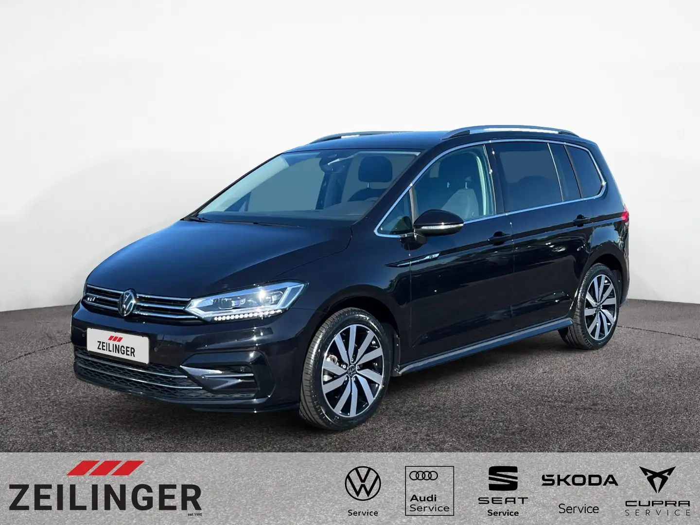 Volkswagen Touran Highline TSI DSG|R-LINE EXT|7-S|AHK|eHECK Schwarz - 1
