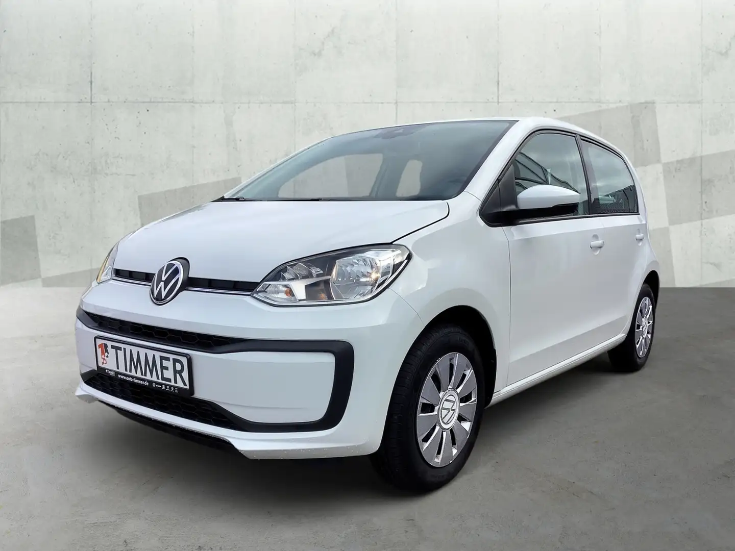 Volkswagen up! 1,0 4Tü*Bluet.*KLIMA*el.FH*ZV-FUNK Weiß - 2
