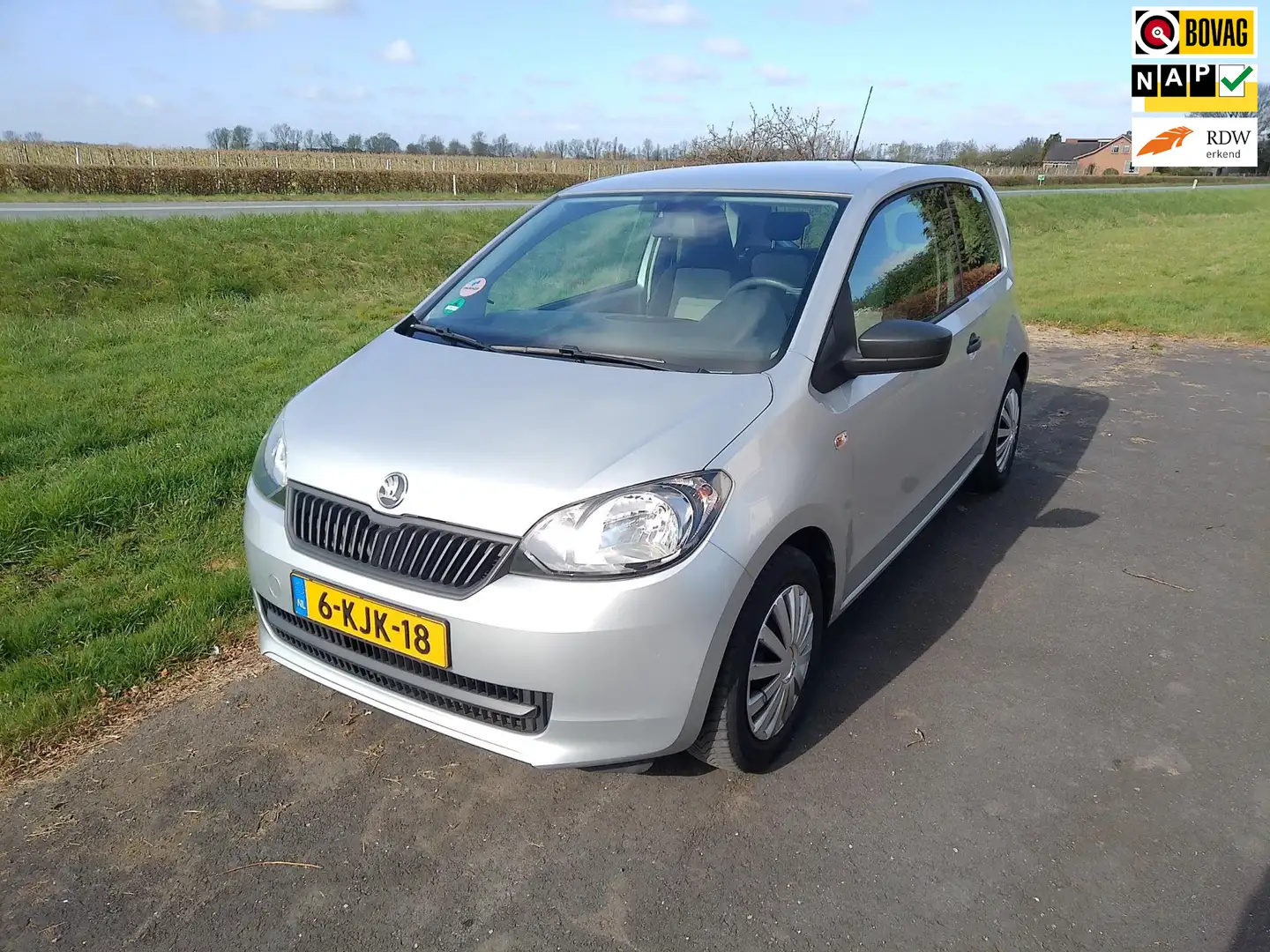 Skoda Citigo 1.0 Greentech Arctic Grijs - 1