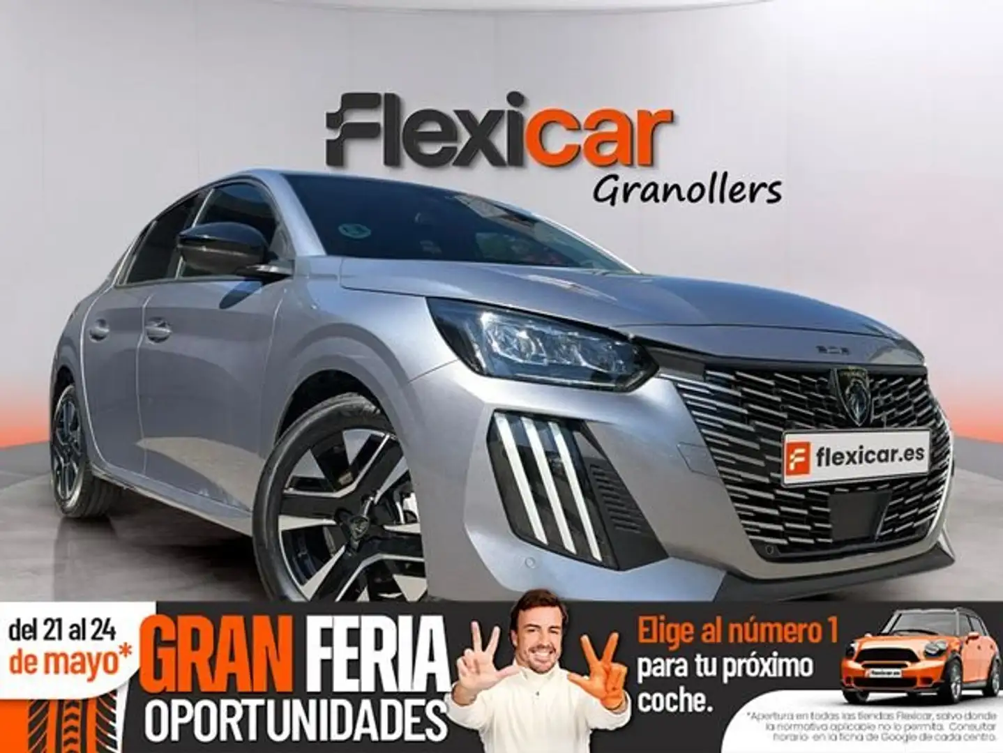 Peugeot 208 Allure Gasolina 100 S&S 6 Vel. MAN Gris - 1