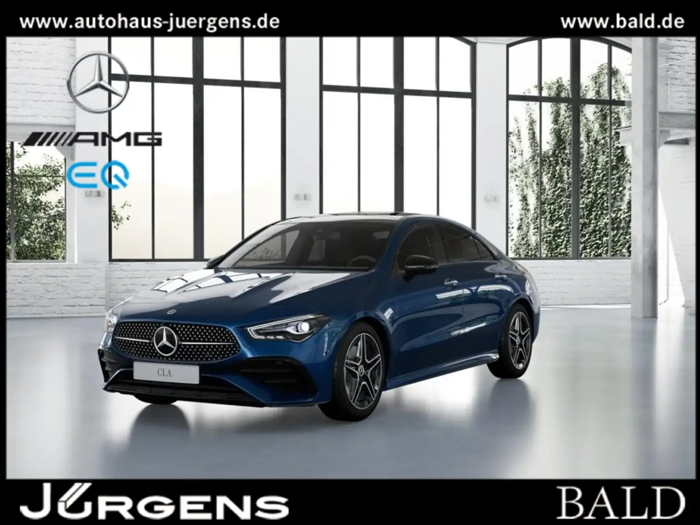 Mercedes-Benz CLA 200 Coupé AMG-Sport/LED/Cam/Pano/Night/18' Blau - 1