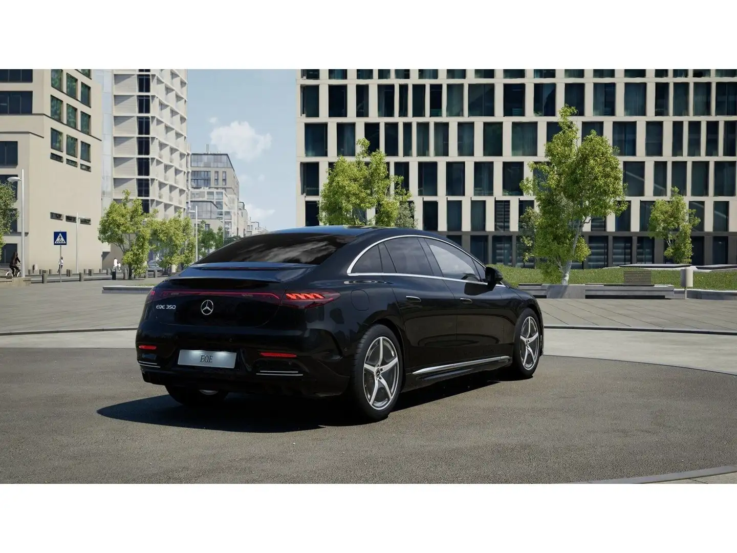 Mercedes-Benz EQE 350 AMG Panorama/HUD/Sitzklima/HAL/Burmester Schwarz - 2