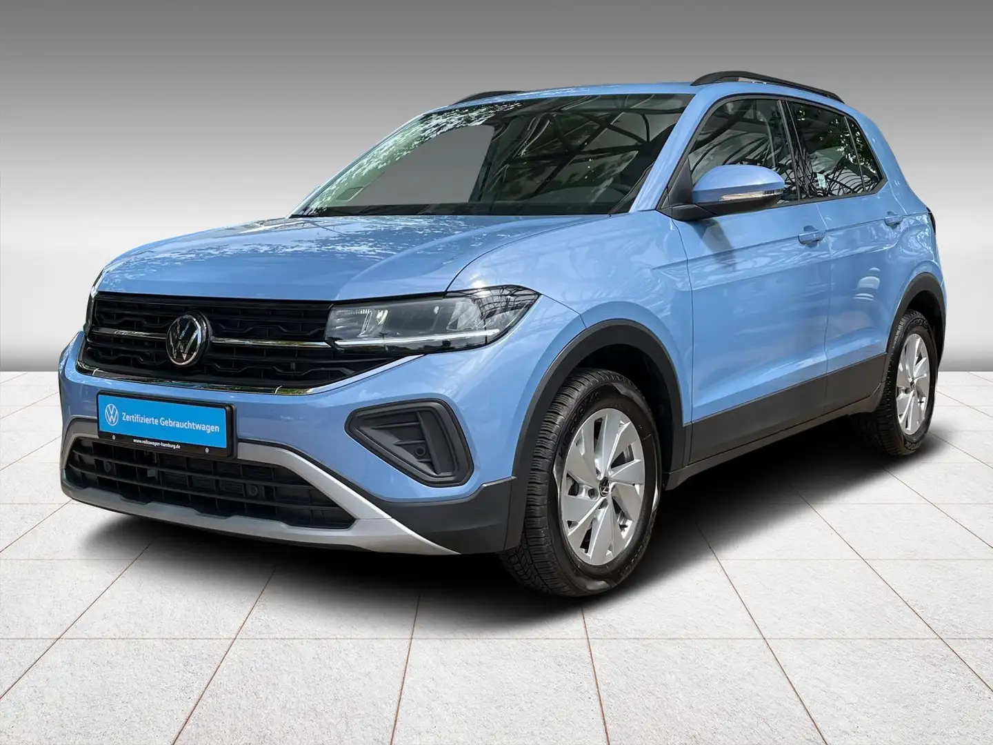 Volkswagen T-Cross 1.0 TSI Life DSG AHK Sitzhzg Navi Kamera Blau - 2