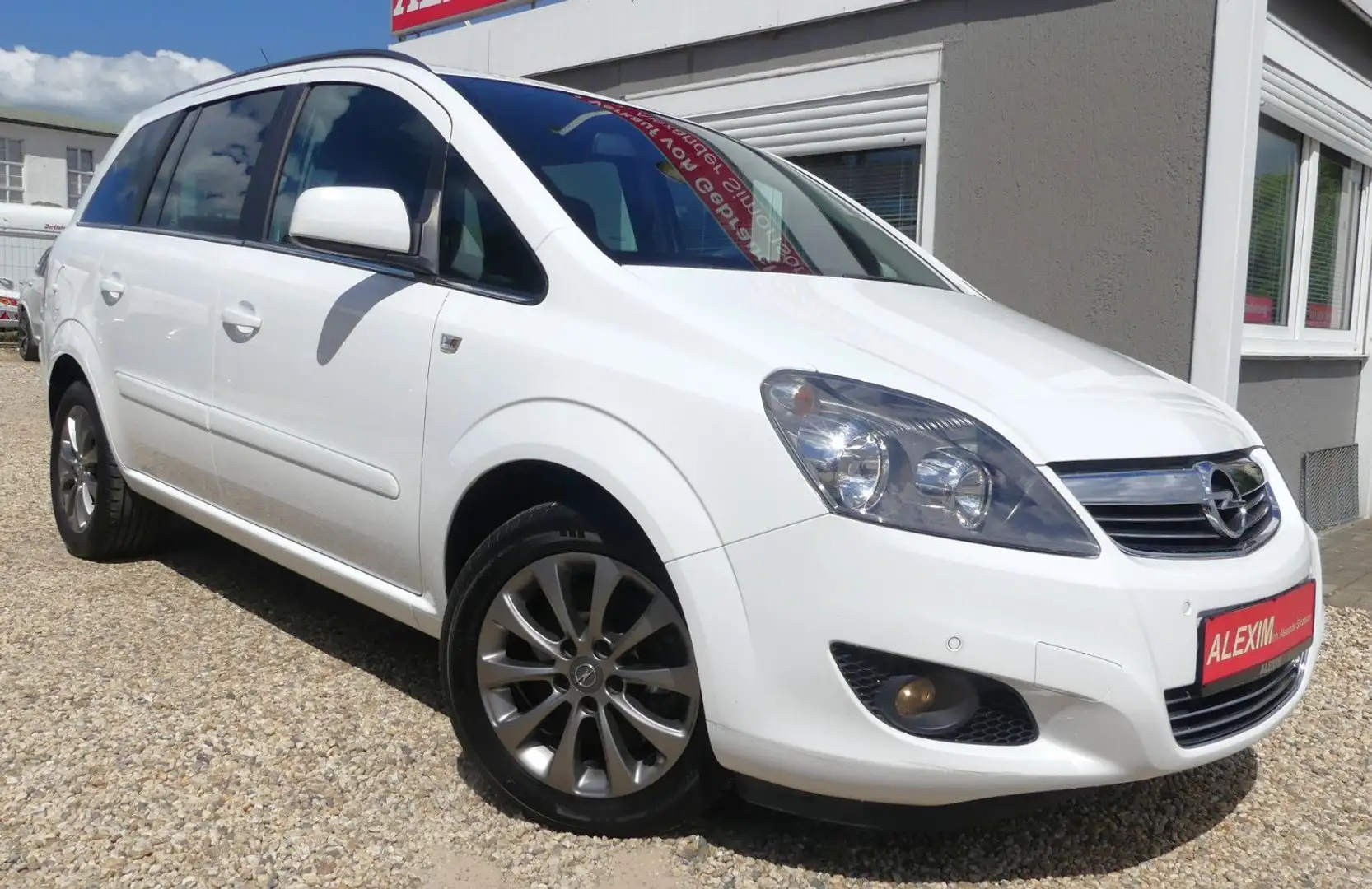 Opel Zafira B/7 Sitzer/Erdgas/Klimaaut/Tempomat/PDC Blanco - 2
