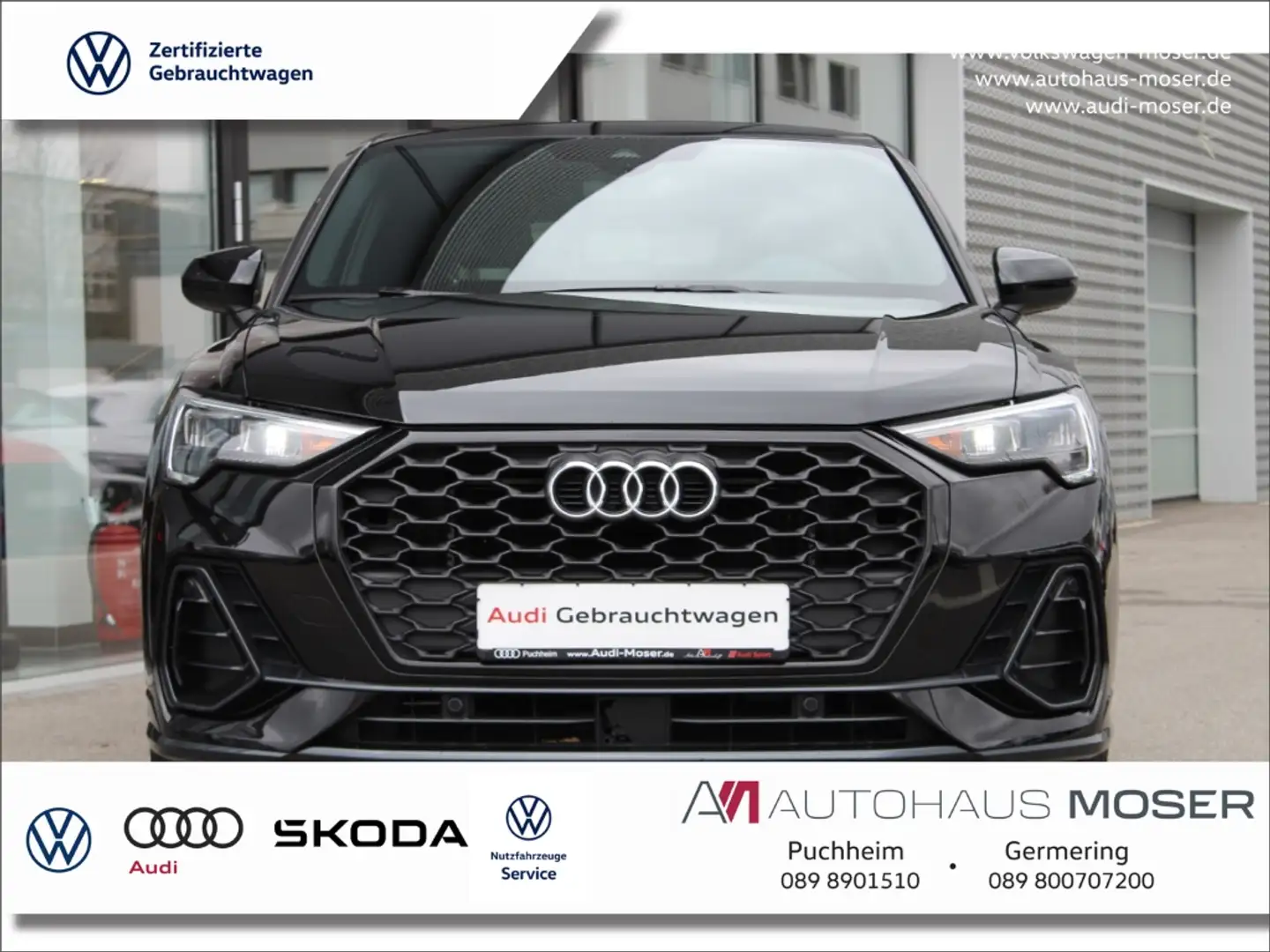 Audi Q3 Sportback 40TFSIquStr. S-Line*Pano*AHK*KAMERA!! Schwarz - 1