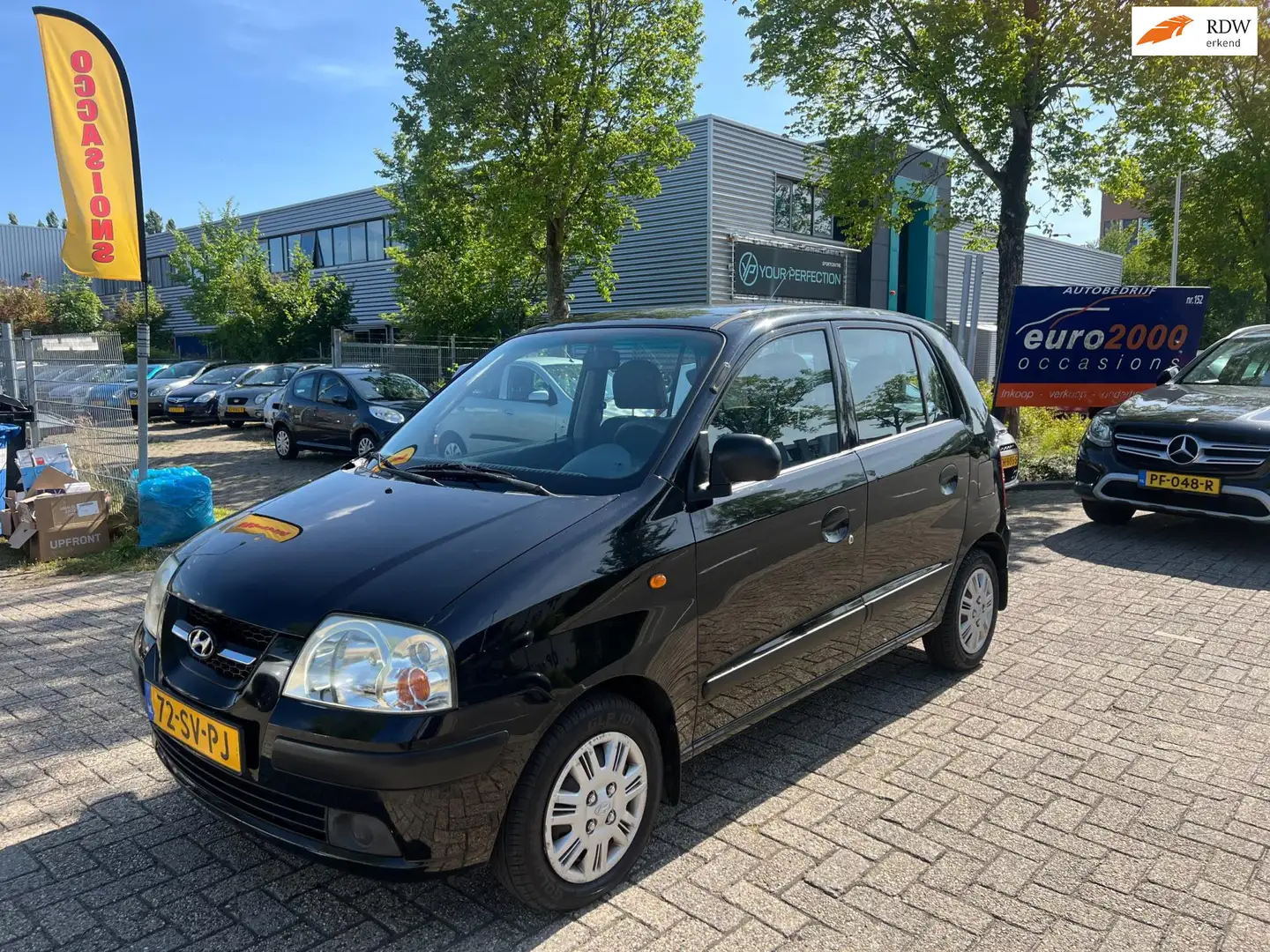Hyundai Atos 1.1i Young - Hoge Instap - 83.000KM ! Zwart - 1