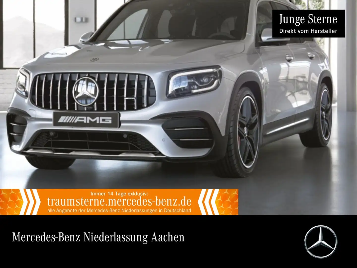 Mercedes-Benz GLB 35 AMG GLB 35 4M AMG+PANO+360°+MULTIBEAM+KEYLESS Silber - 1