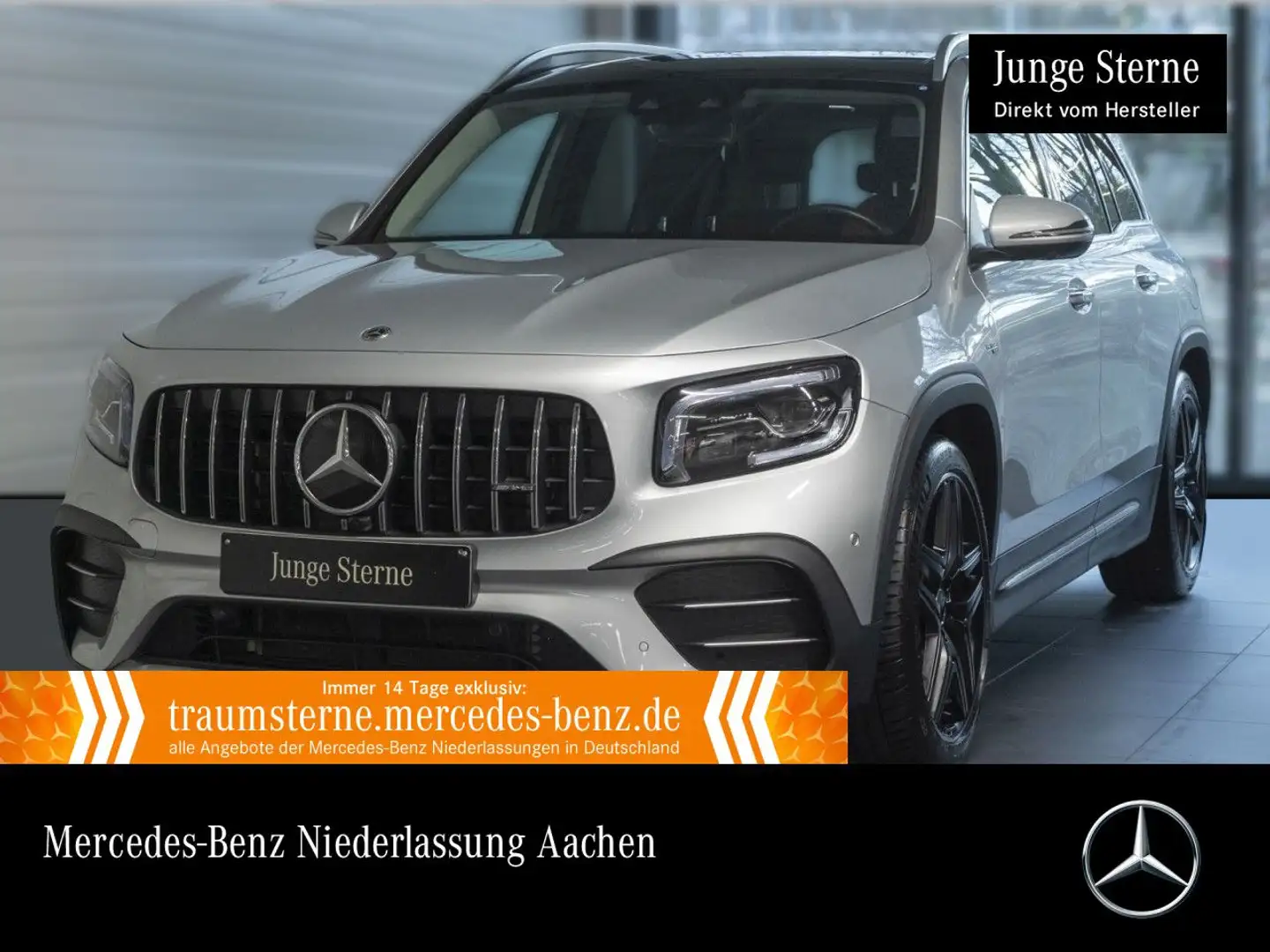 Mercedes-Benz GLB 35 AMG GLB 35 4M AMG+PANO+360°+MULTIBEAM+KEYLESS Silber - 1