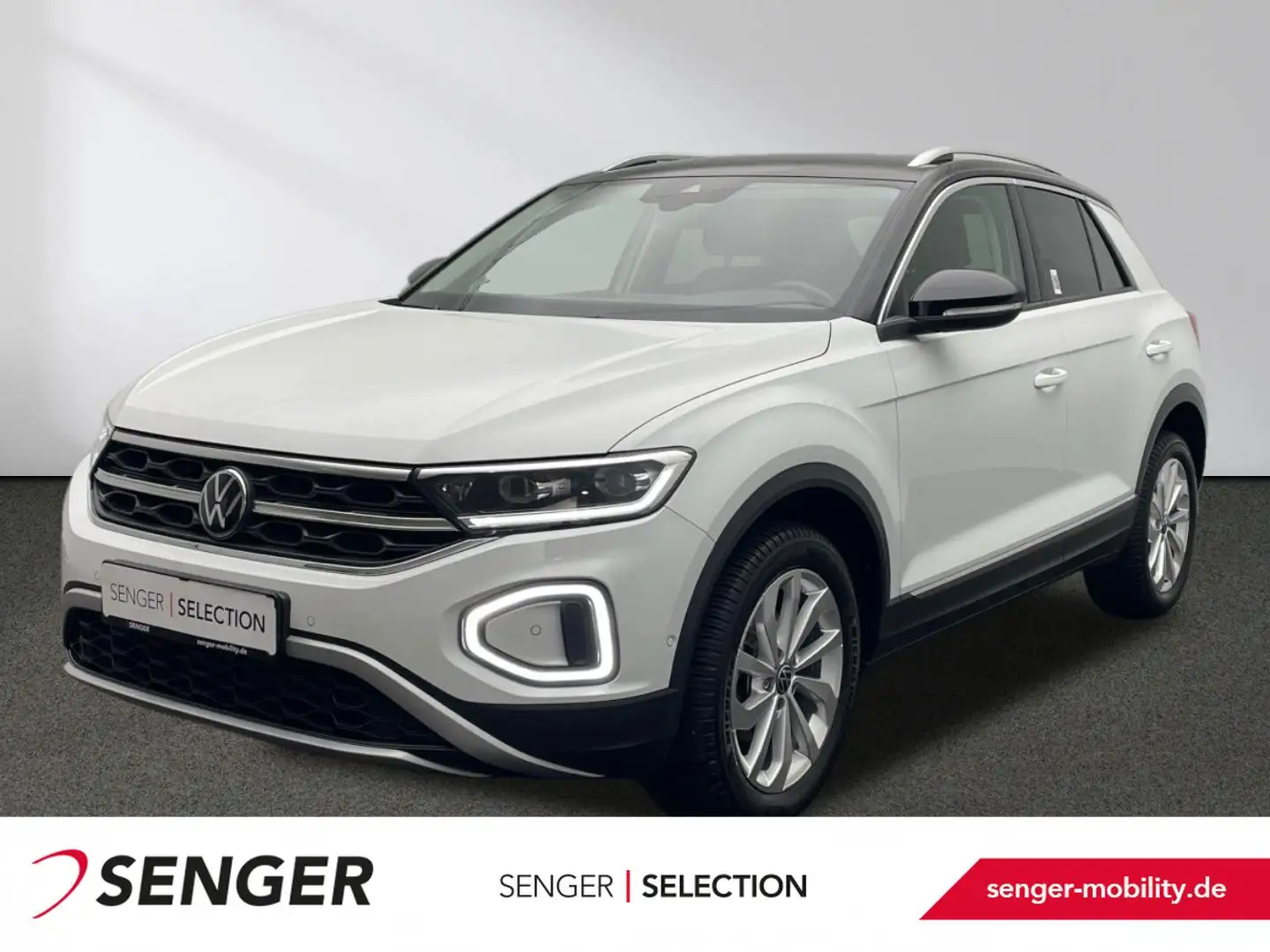 Volkswagen T-Roc Style 1.5 TSI DSG CarPlay LED AHK Sitzhzg. Weiß - 1