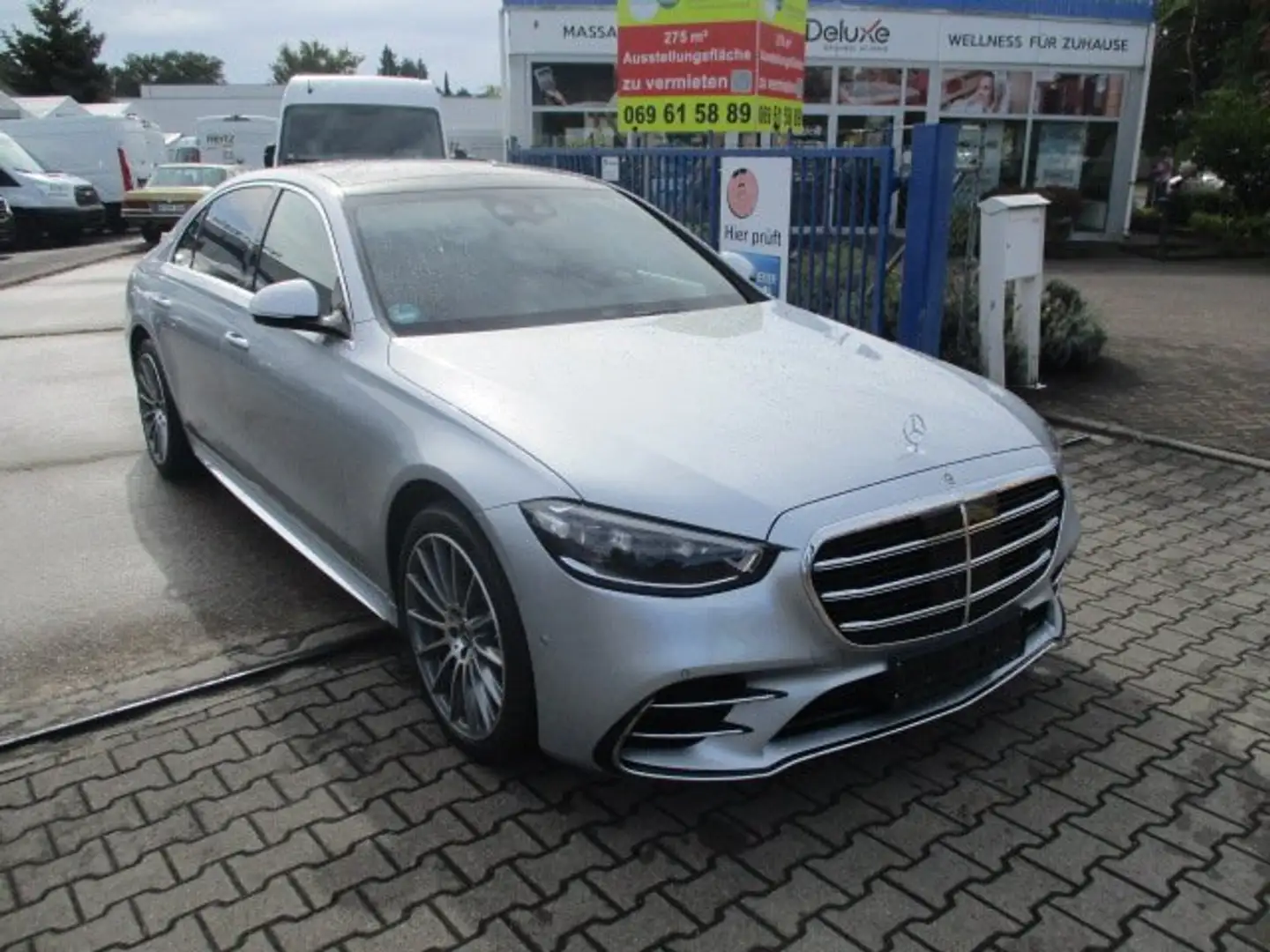 Mercedes-Benz S 350 4Matic.Lang.AMG-Line.Massage.Stdhzg.Panoramadach Silber - 1