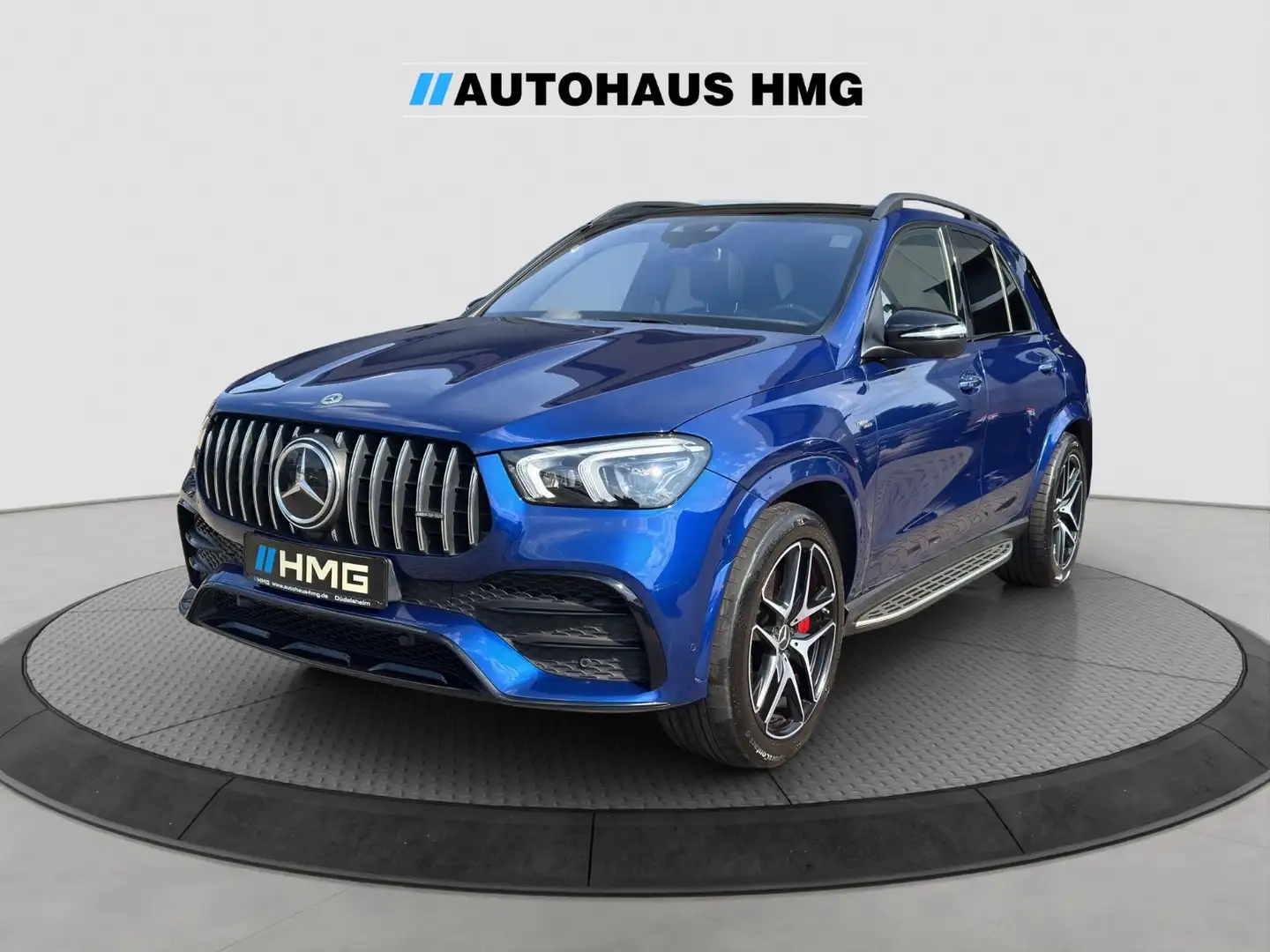 Mercedes-Benz GLE 53 AMG 4M+ *SPORTAGA*BURM 3D*CARBON*PANO* Bleu - 1