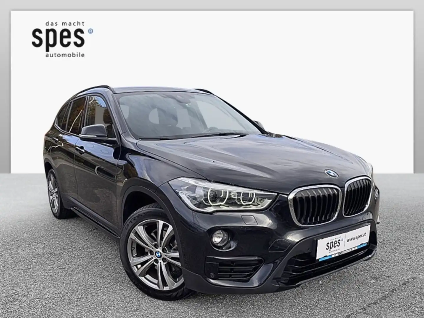 BMW X1 xDrive 18d Schwarz - 1