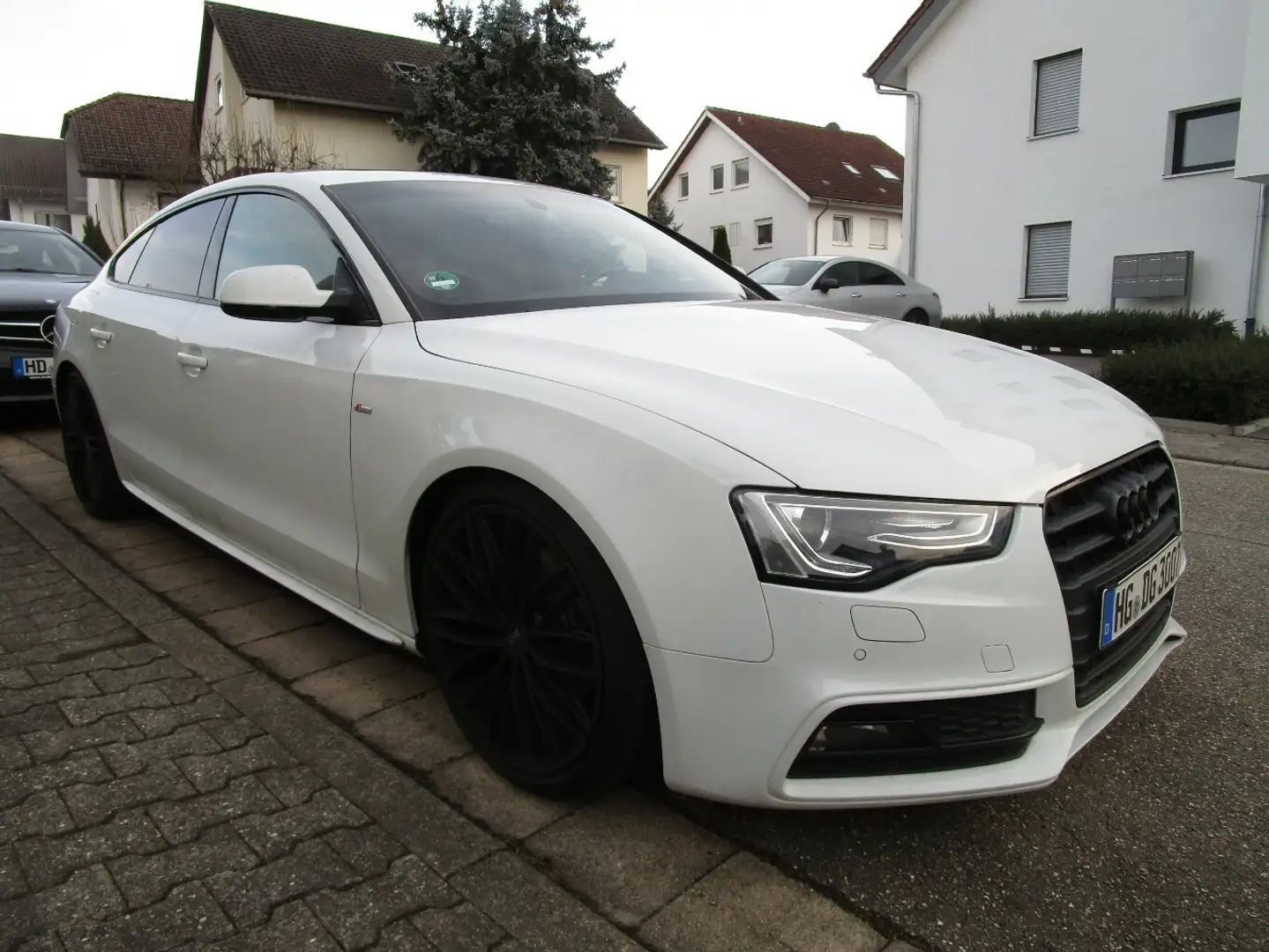 Audi A5 S-Line Sportback 1.8 TFSI Weiß - 2