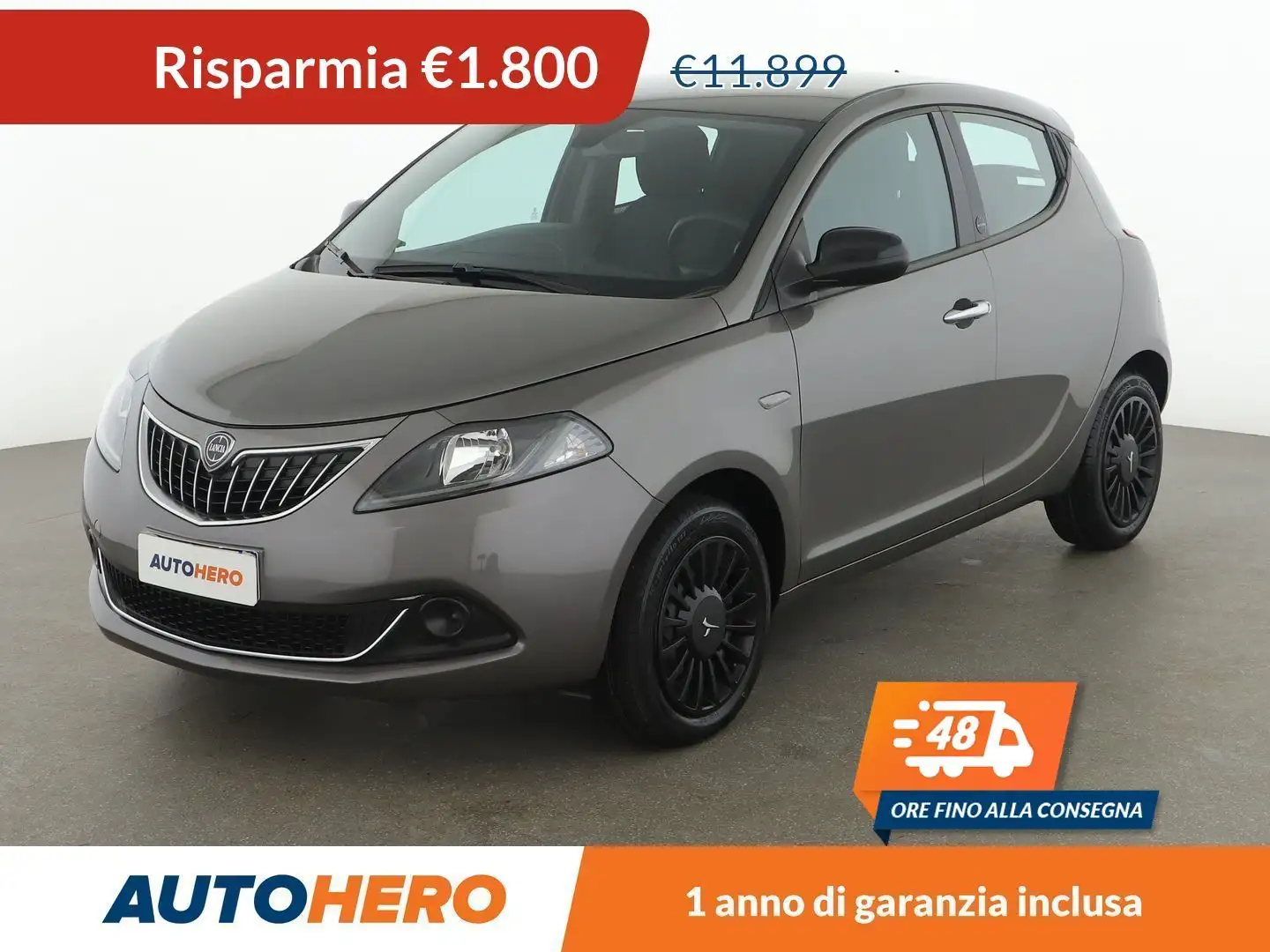 Lancia Ypsilon 1.0 Mild-Hybrid Silver MHEV Gris - 1