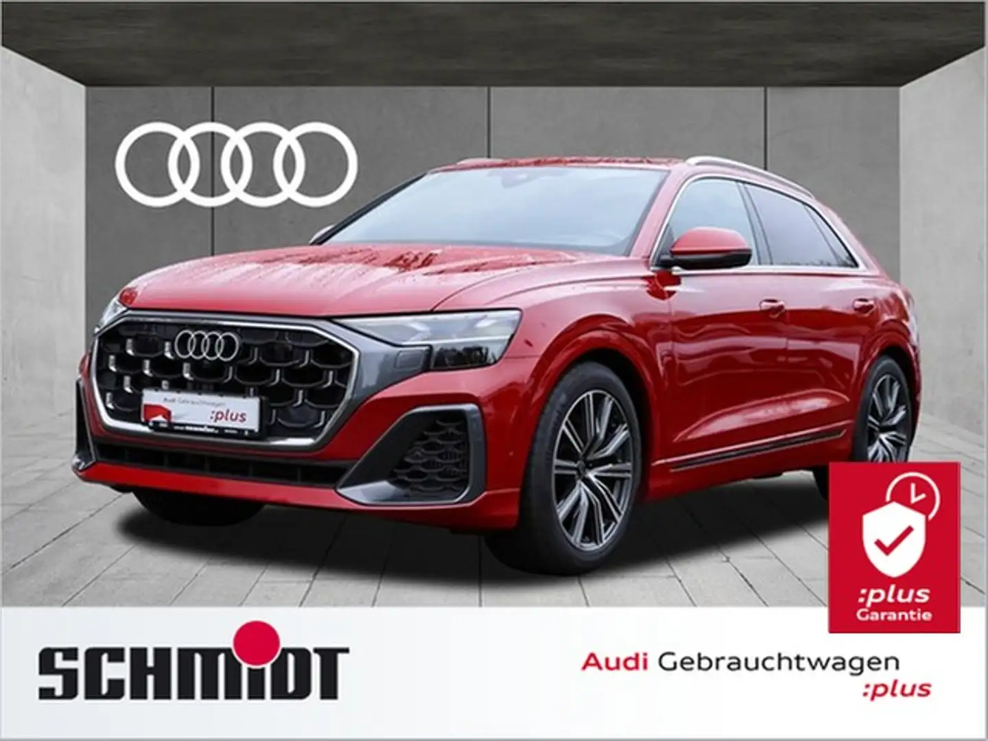 Audi Q8 55 TFSI quattro S line Matrix LED HuD AHK Pano ... Rot - 1
