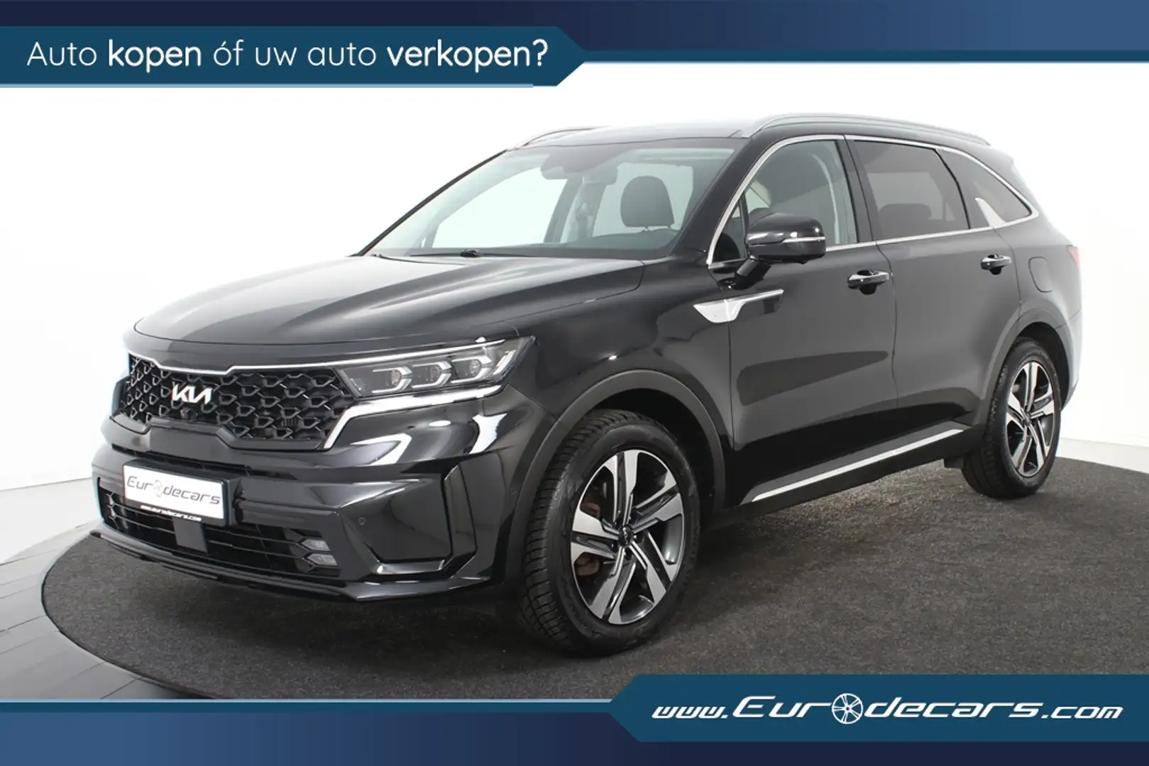 Kia Sorento 1.6 T-GDI Plug-in Hybrid 4WD 7p. *Full Options* Zwart - 1