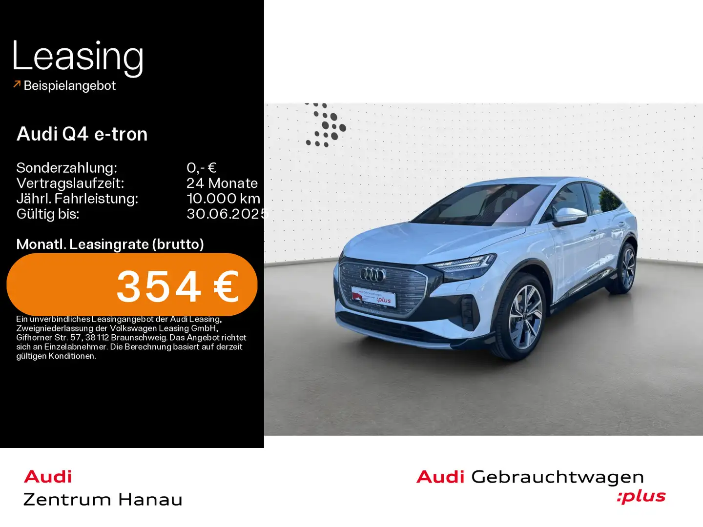 Audi Q4 e-tron Sportback 45 quattro advanced*MATRIX*N Weiß - 1