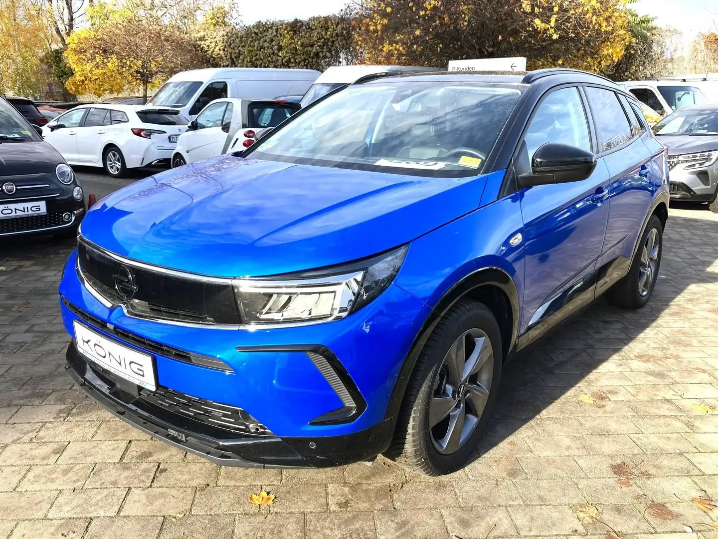 Opel Grandland X 1.2 Turbo GS Line Blau - 1
