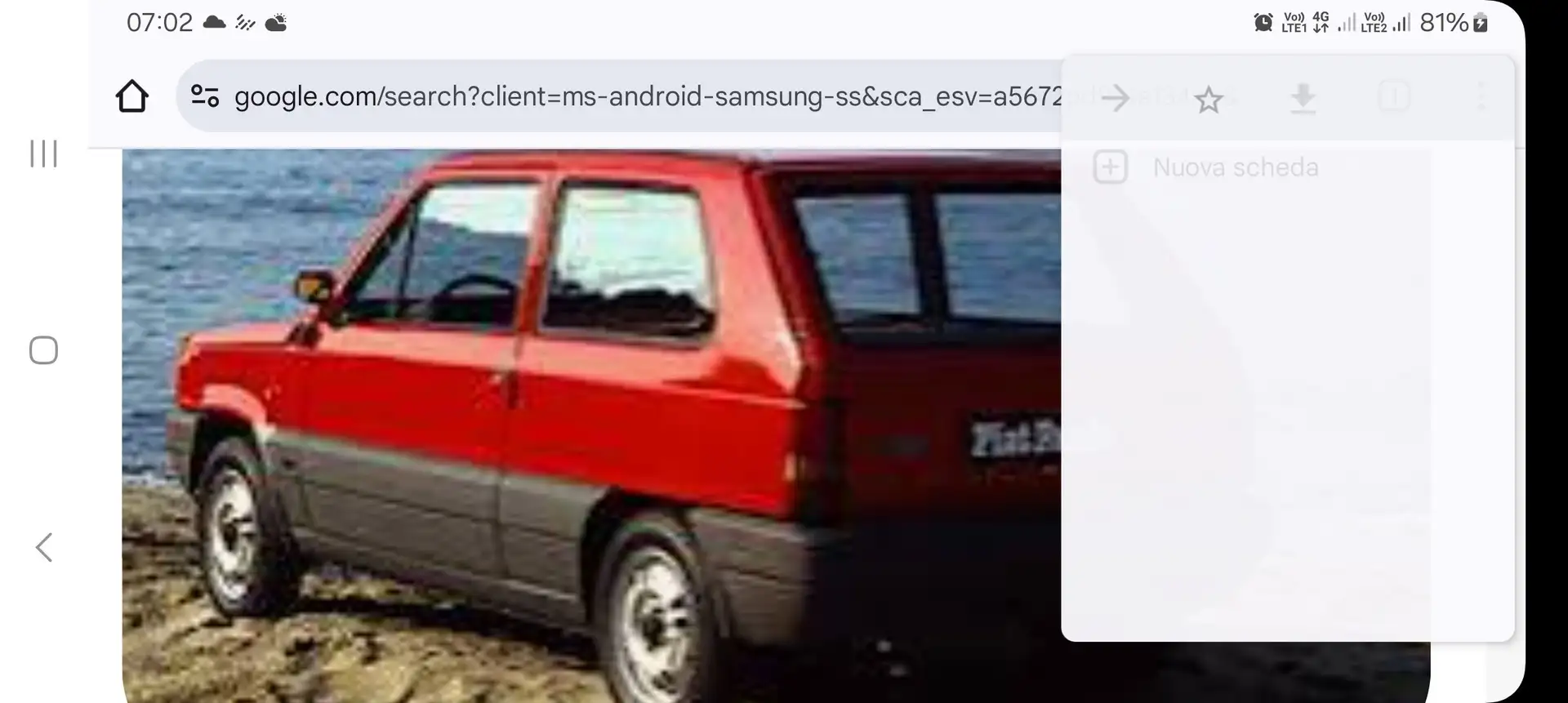 Fiat Panda Panda 652 CL 30cv Roşu - 1