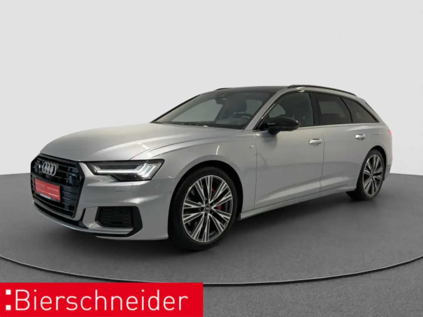 Audi A6 Av 55 TFSI e qu S-Line Black AHK MATRIX PANO srebrna - 1