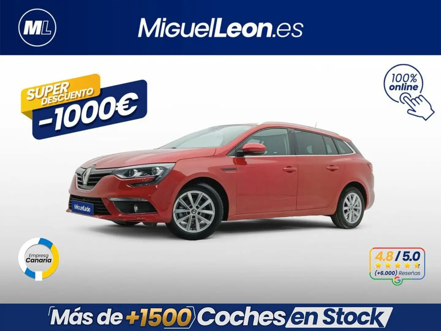 Renault Megane 1.2 TCe Energy Tech Road 97kW Rouge - 1