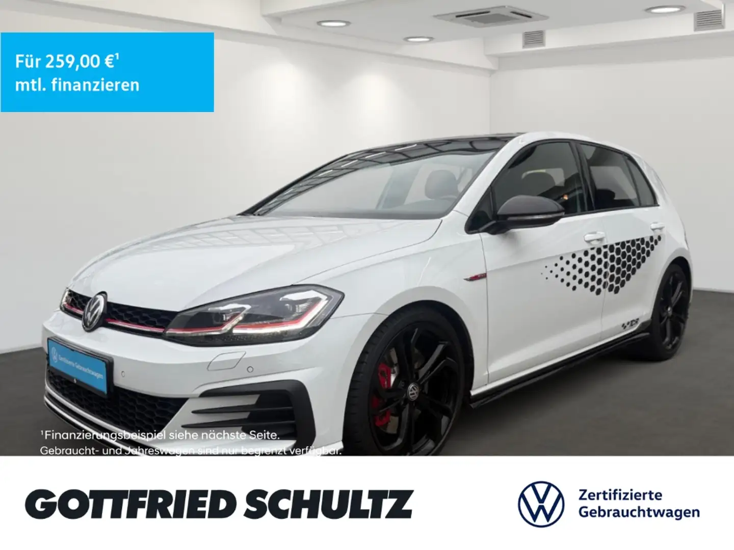 Volkswagen Golf 2.0 TSI DSG LED NAV PANO SHZ DCC GTI TCR DYNAUDIO Blanc - 1