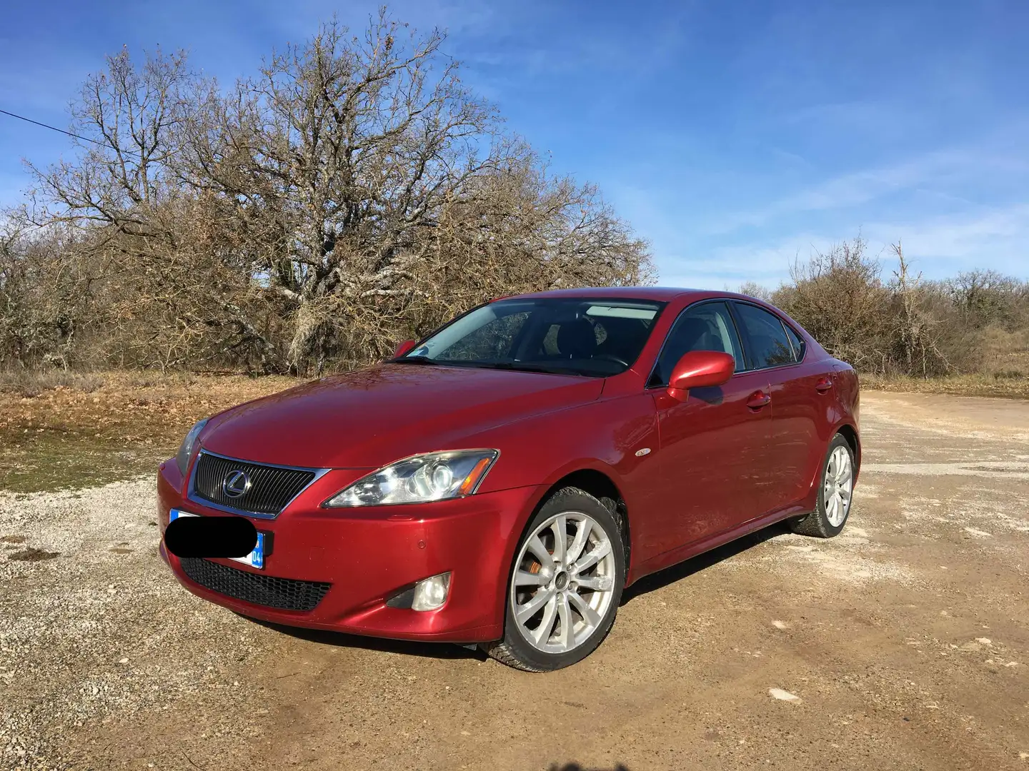 Lexus IS 220d Pack Sport Piros - 1